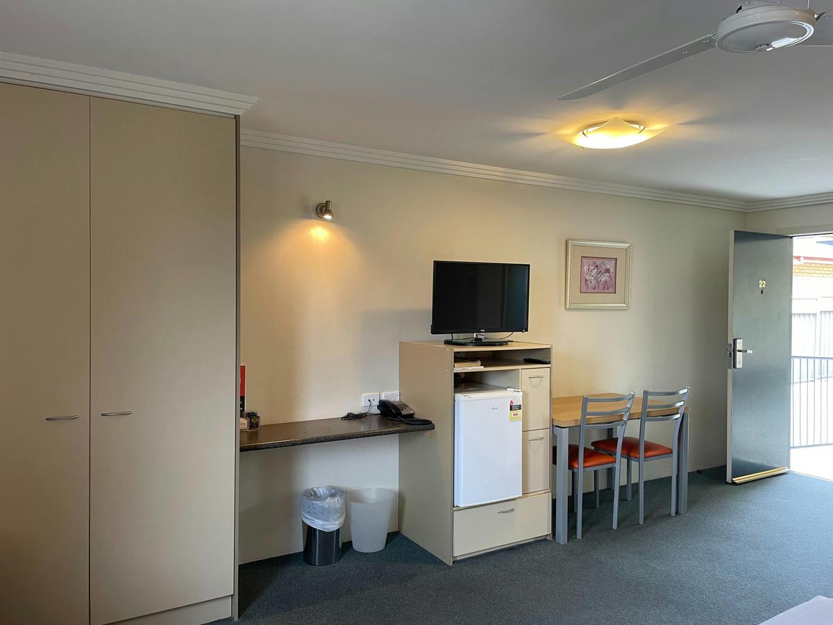 Our Easy Access has wheelchair access and holding bar in the shower area.