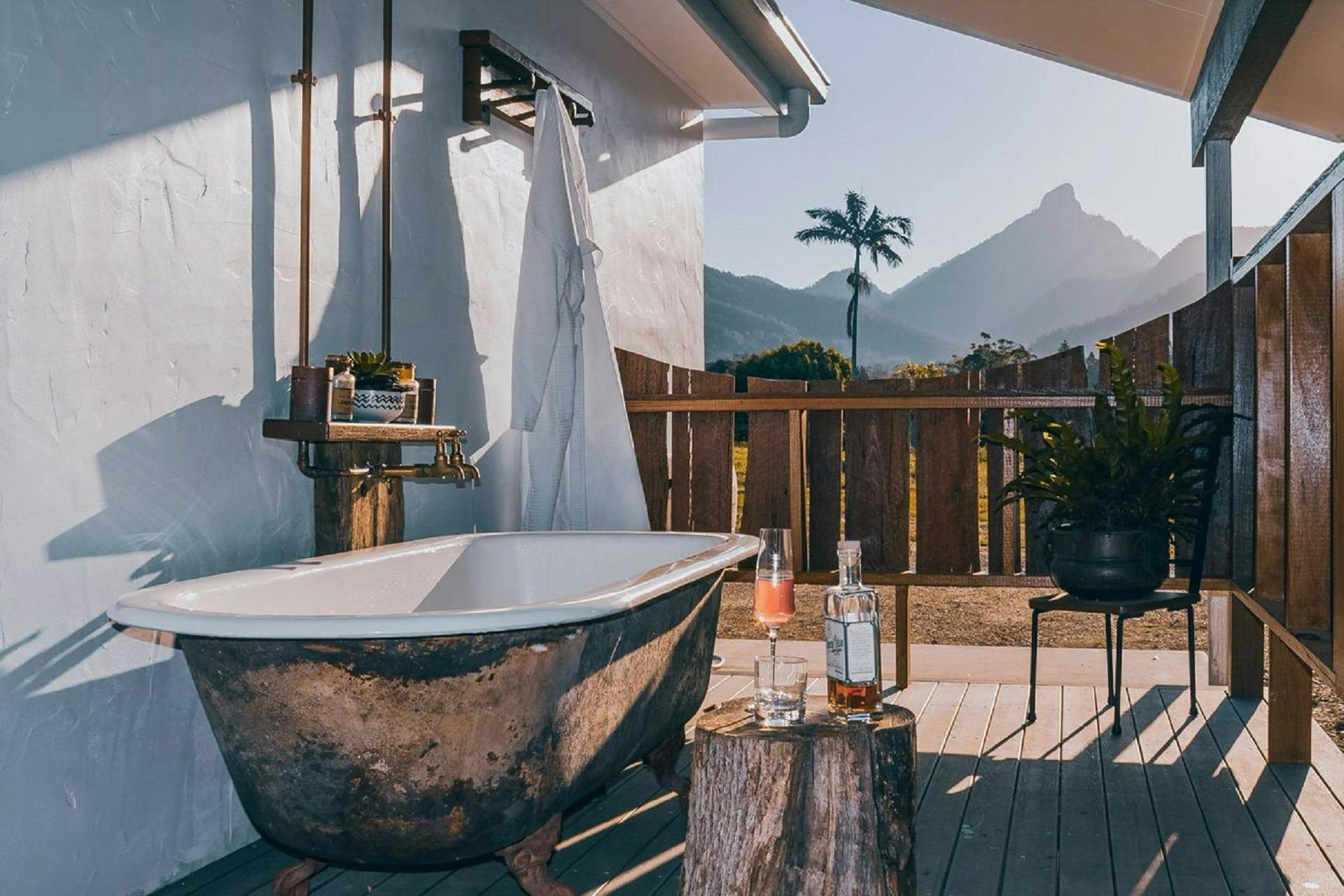 Cabin #1 Outdoor Batch with a view