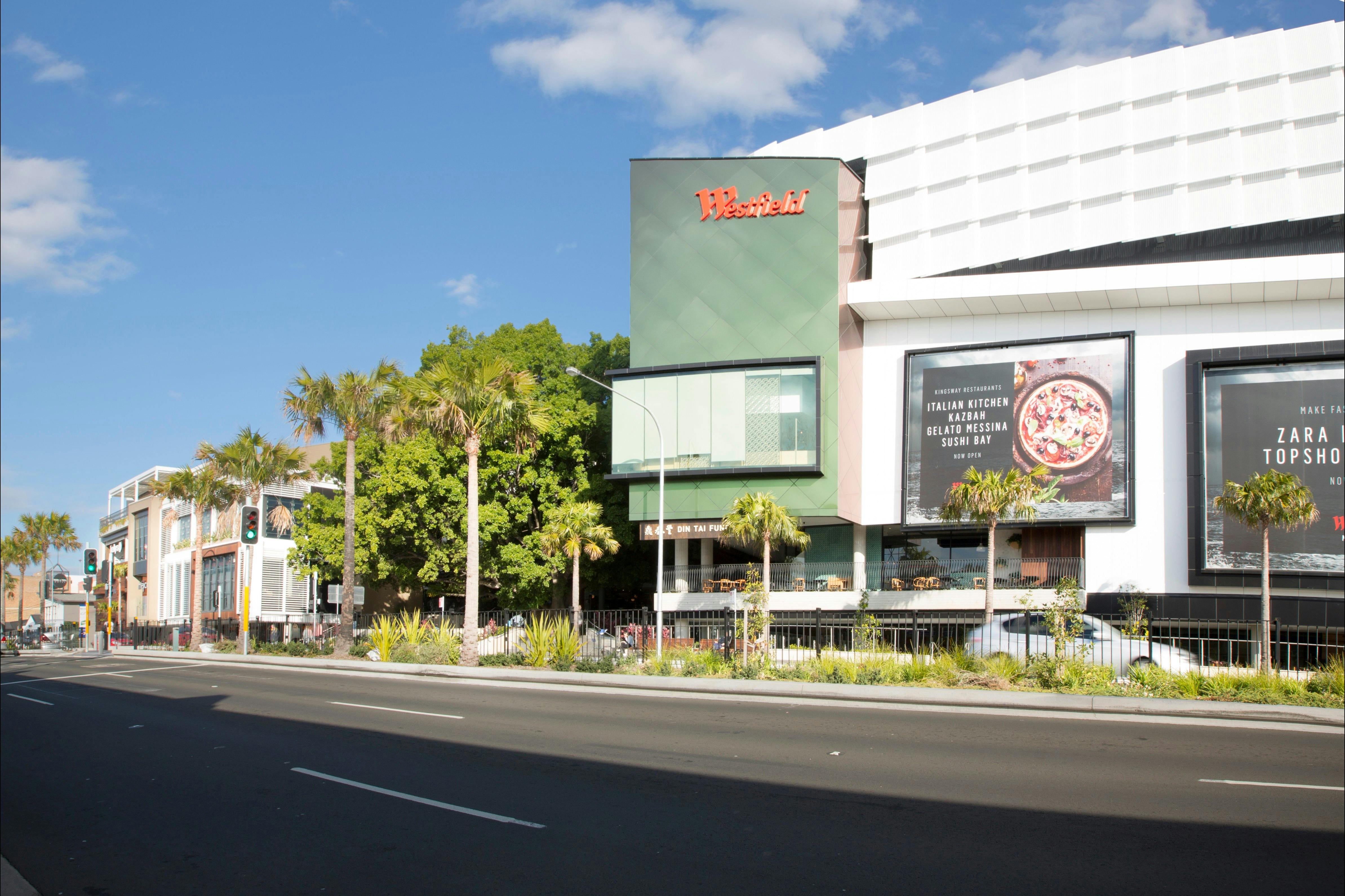 Westfield Miranda opposite hotel