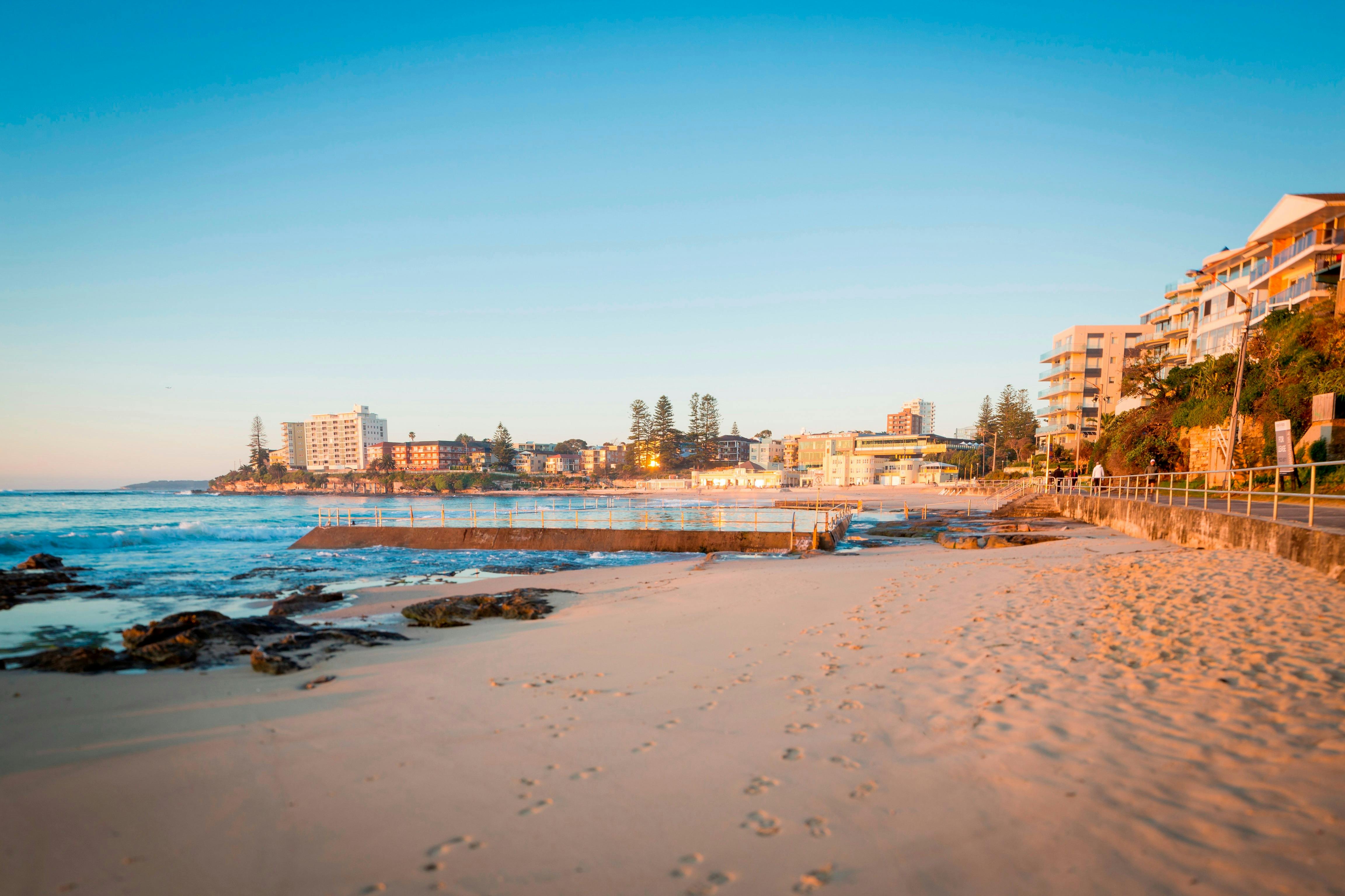 Cronulla Beach, just a few minutes from Metro Hotel Miranda