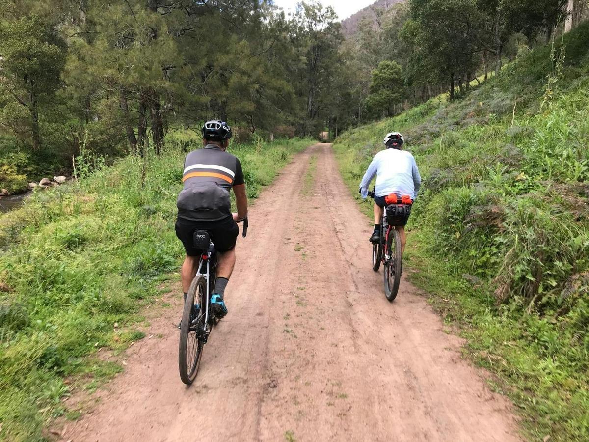Cycling on Fire Trail