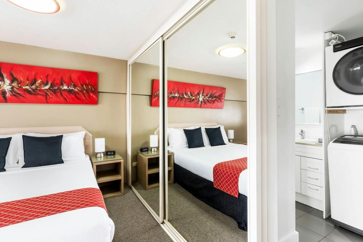 Bedroom with ensuite and laundry