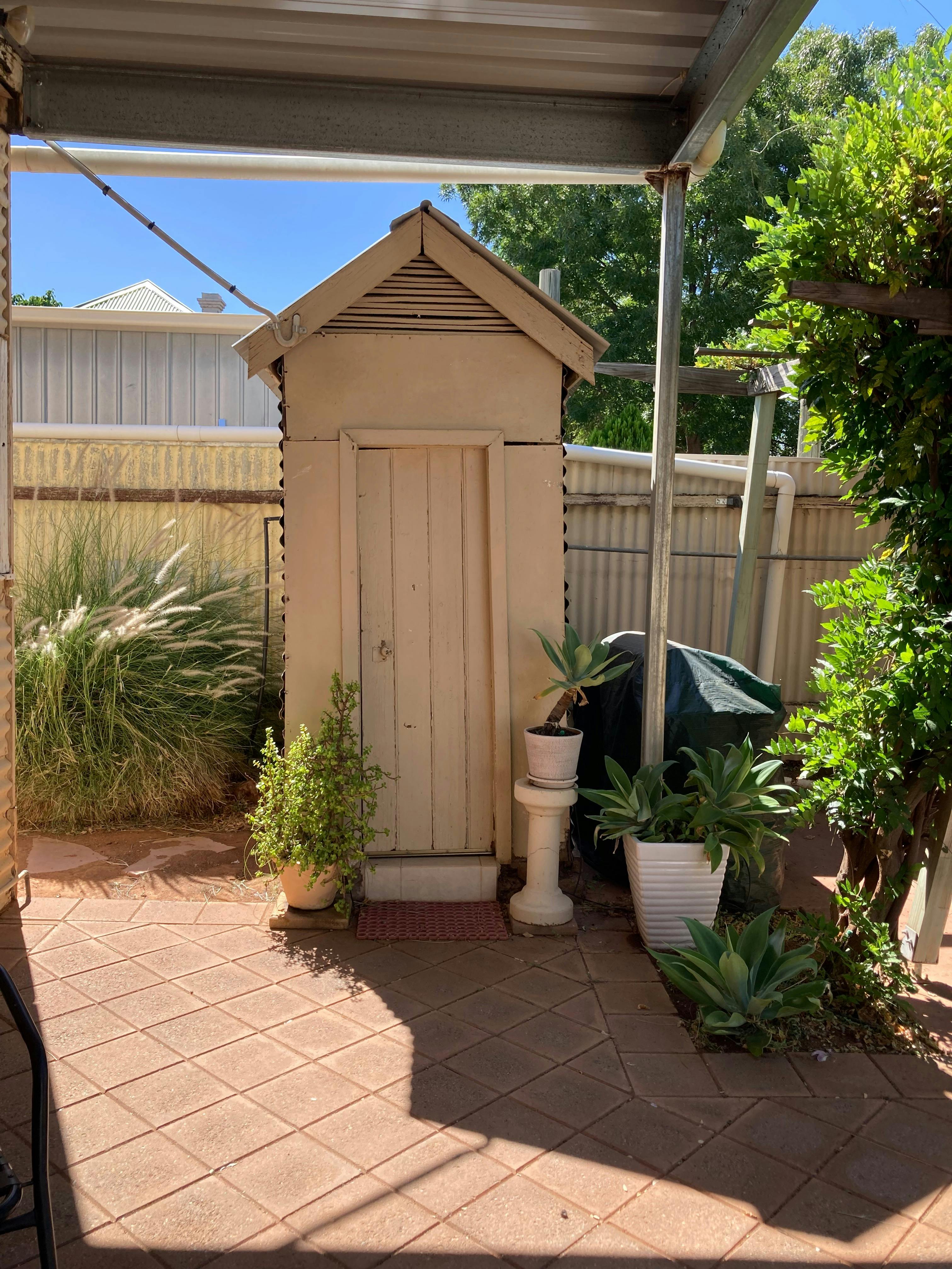 Extra outdoor toilet