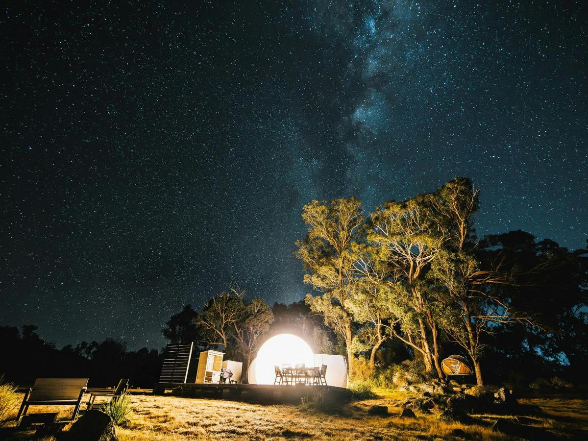 Captain Thunderbolt Bubbletent & Tiny Bubble Tent in a Tree for Kids - Australia's Only One!