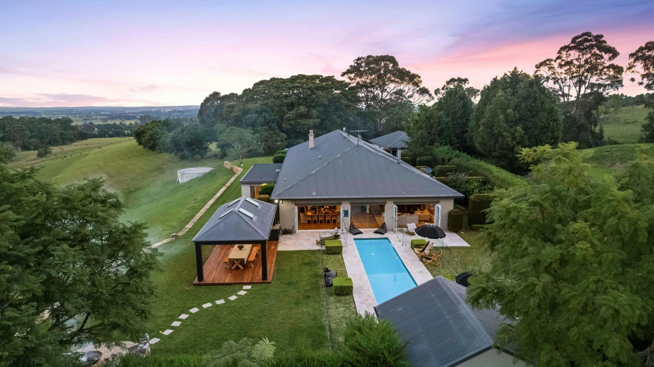 Moondance  This 30 acre estate promises an enchanting fusion of luxurious comfort and natural beauty