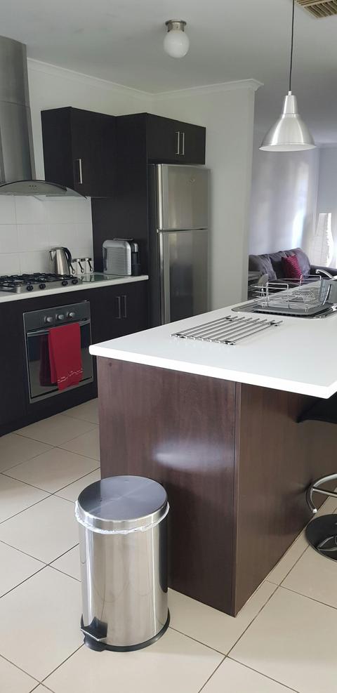 Modern stainless steel kitchen inc. dishwasher