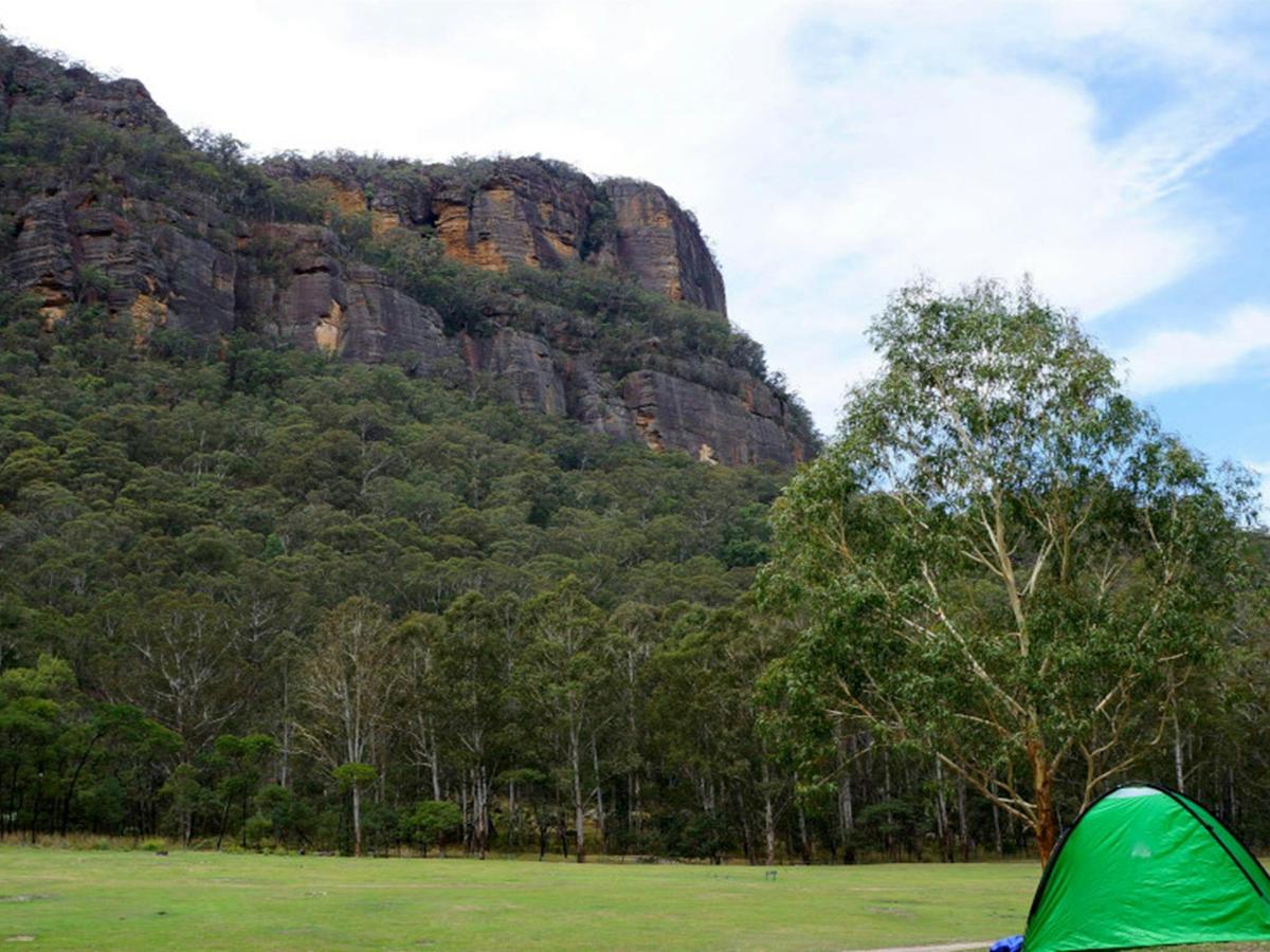 Dramatic cliffs at Newnes campground in Wollemi National Park. Credit: Stephen Alton &copy; DPE