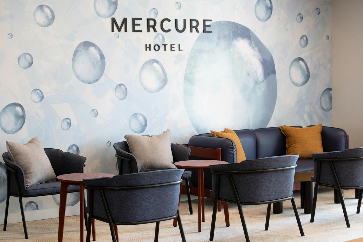 Lobby of the hotel
