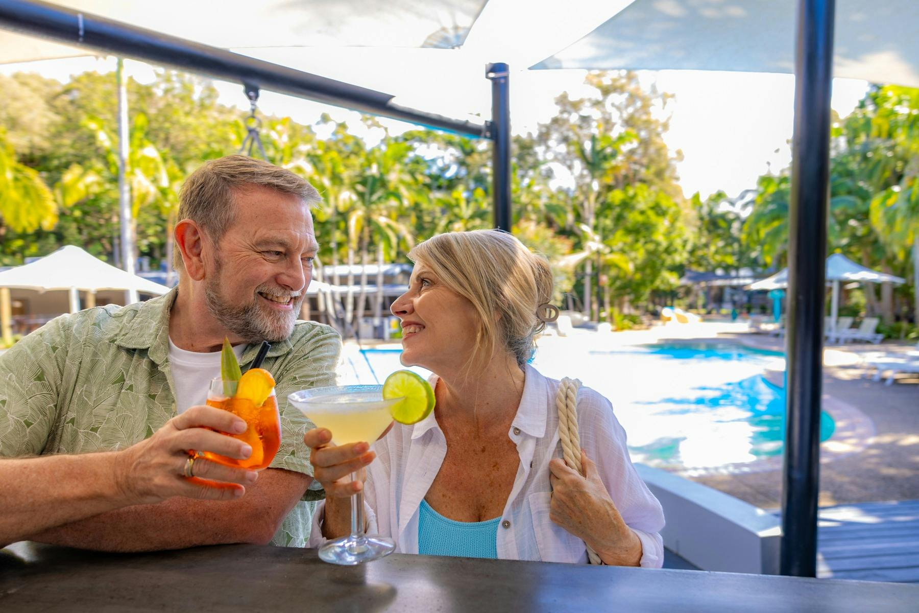 Angourie Resort poolside
