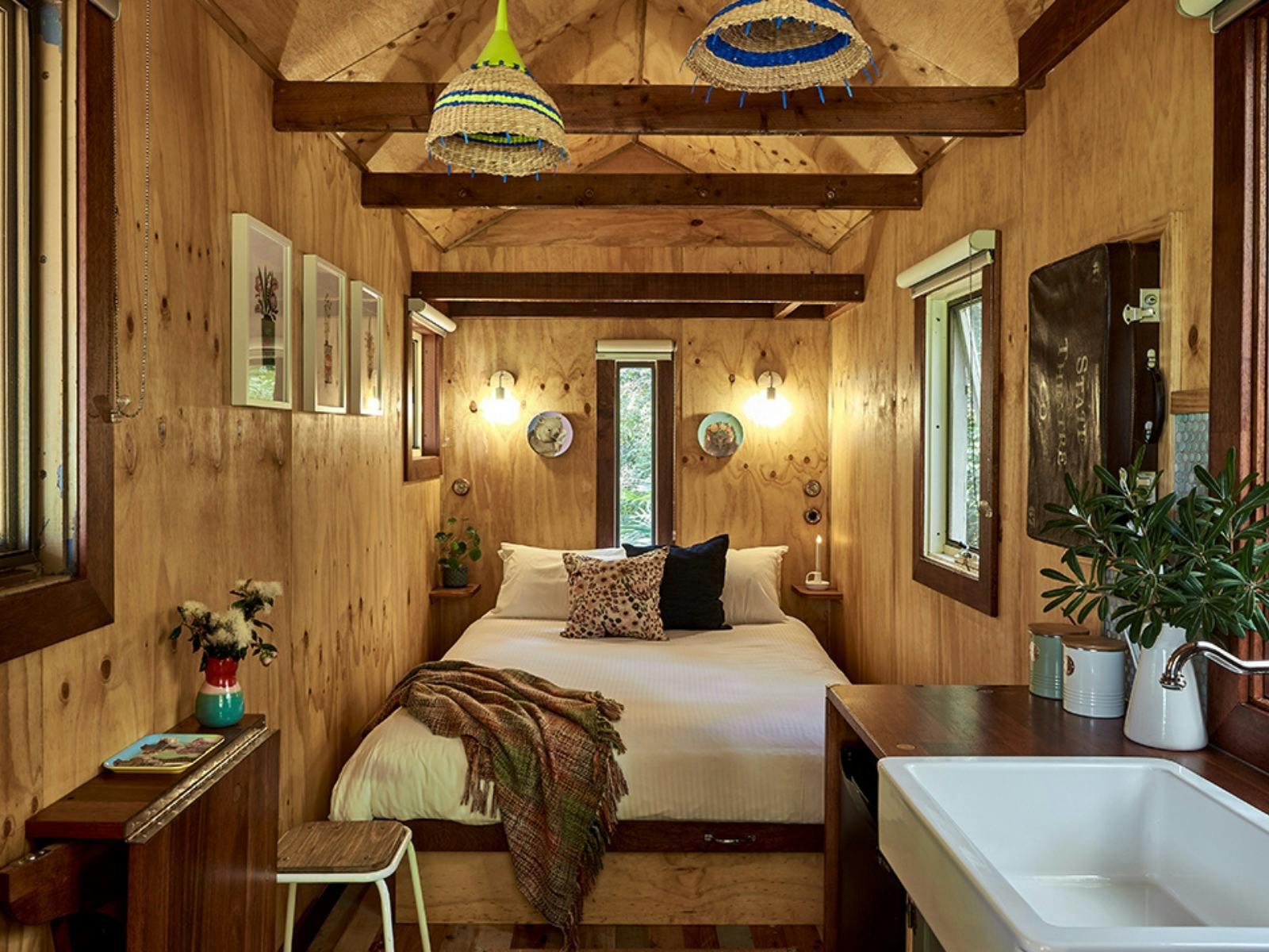 Myall River Camp tiny house interior