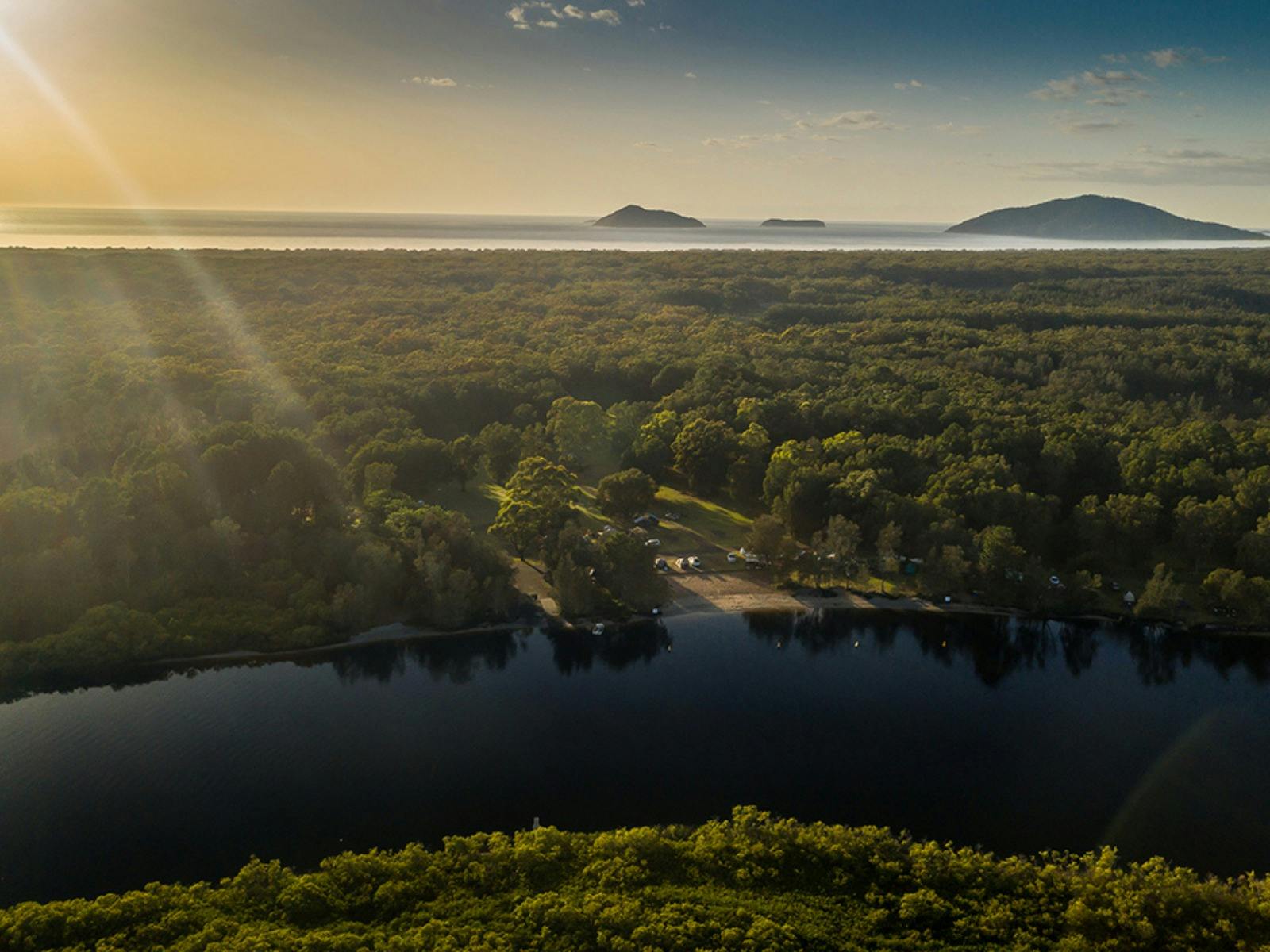 Myall River Camp aerial