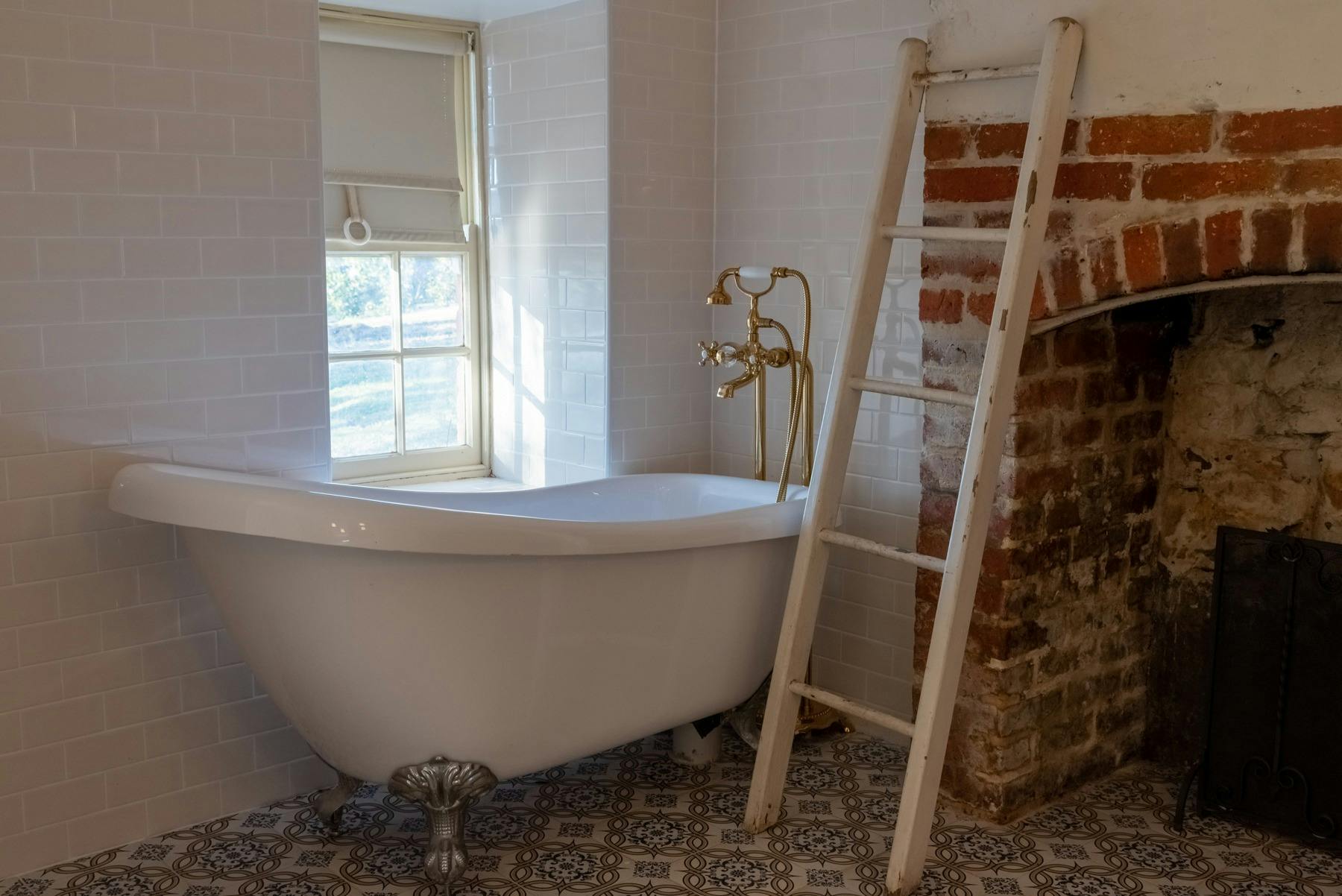 Beautifully restored bathroom with Claw Foot Bath