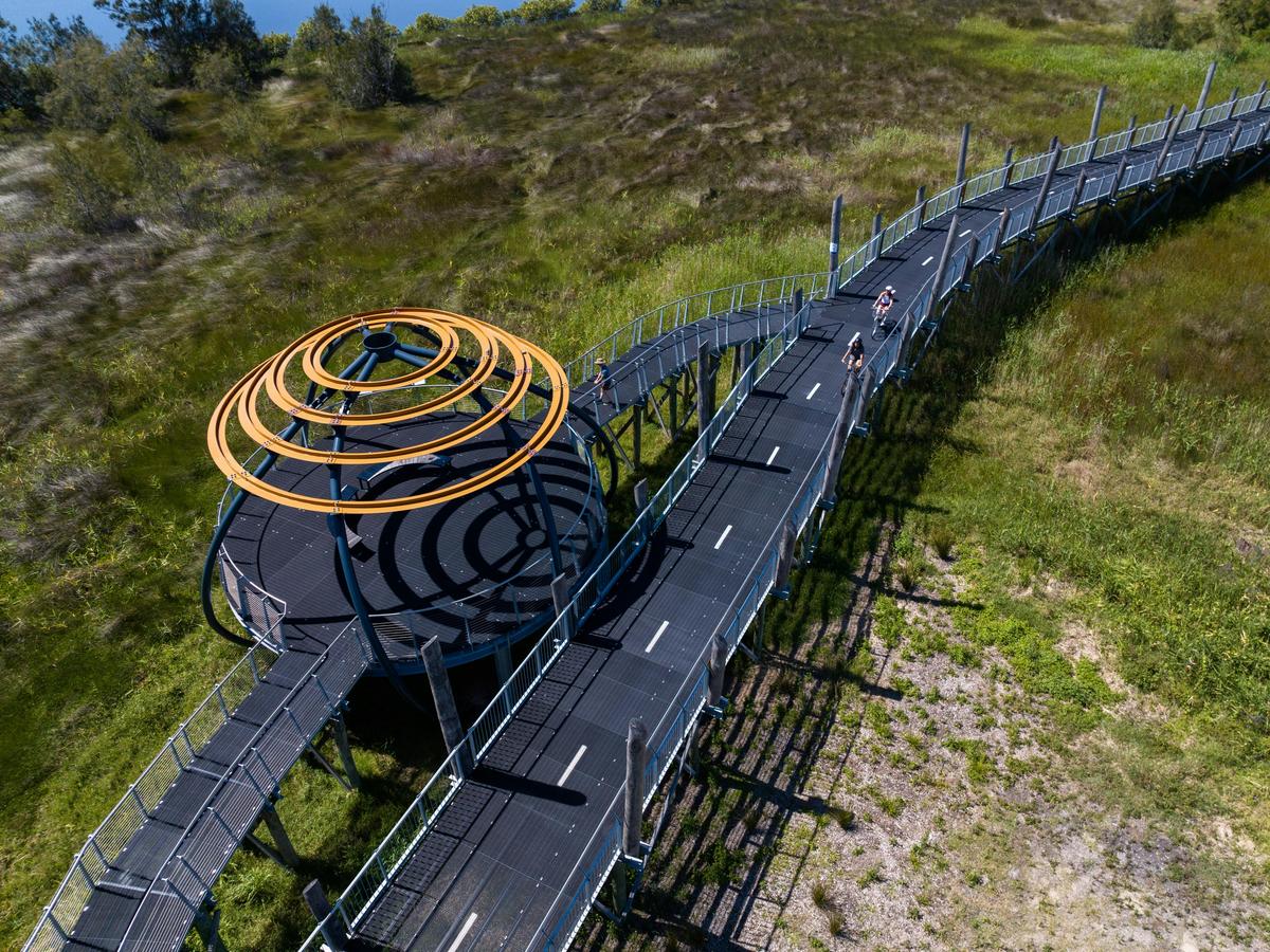 Arial shot FAST track