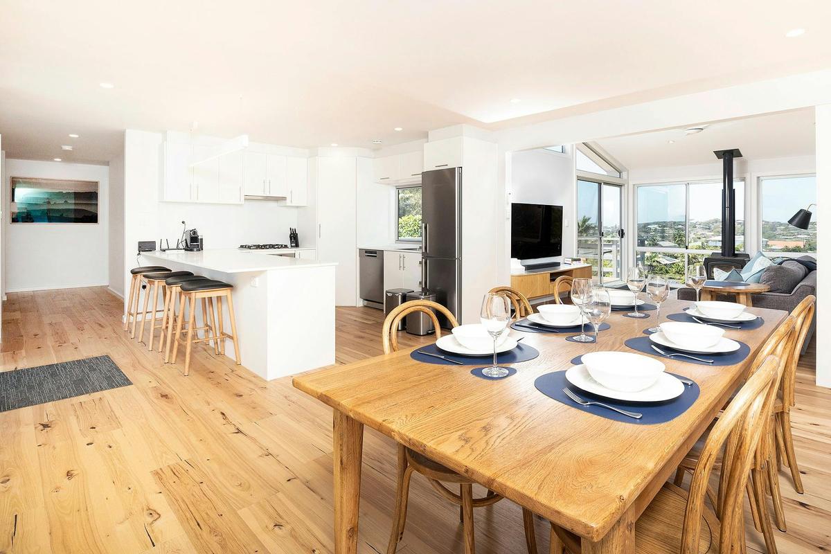 Dining and kitchen