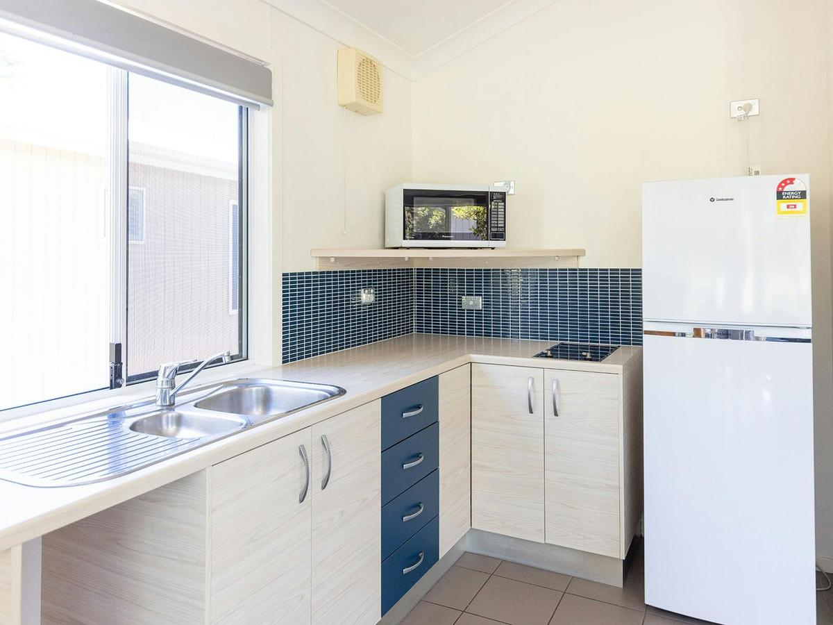 2 bedroom superior cabin | kitchen