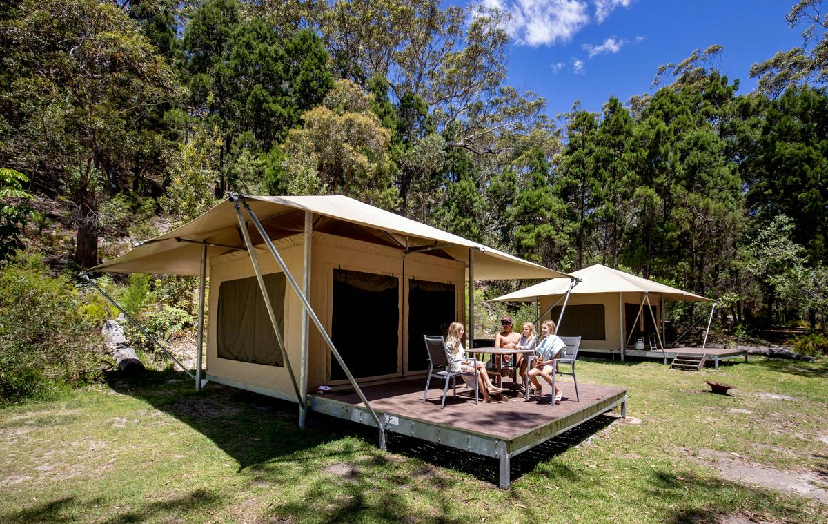 Minnie Water Holiday Park Safari Tent