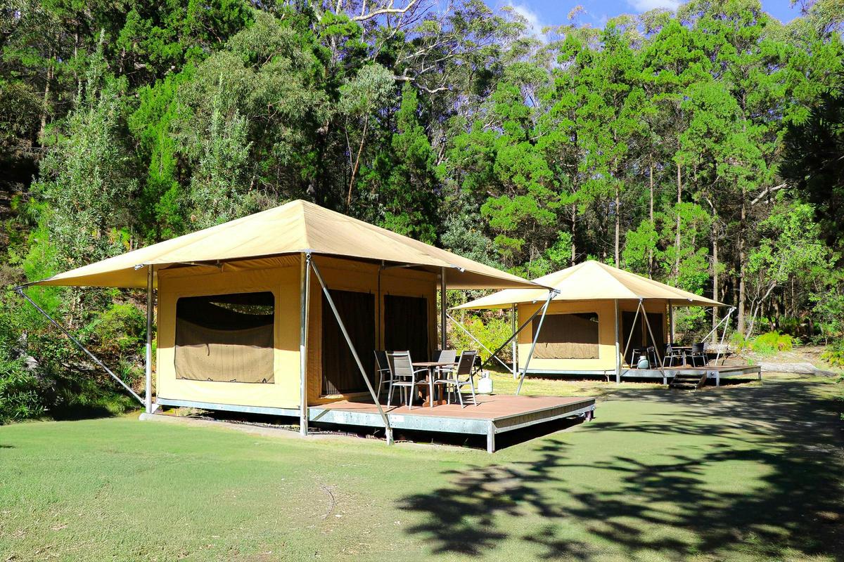 Minnie Water Holiday Park Safari Tents