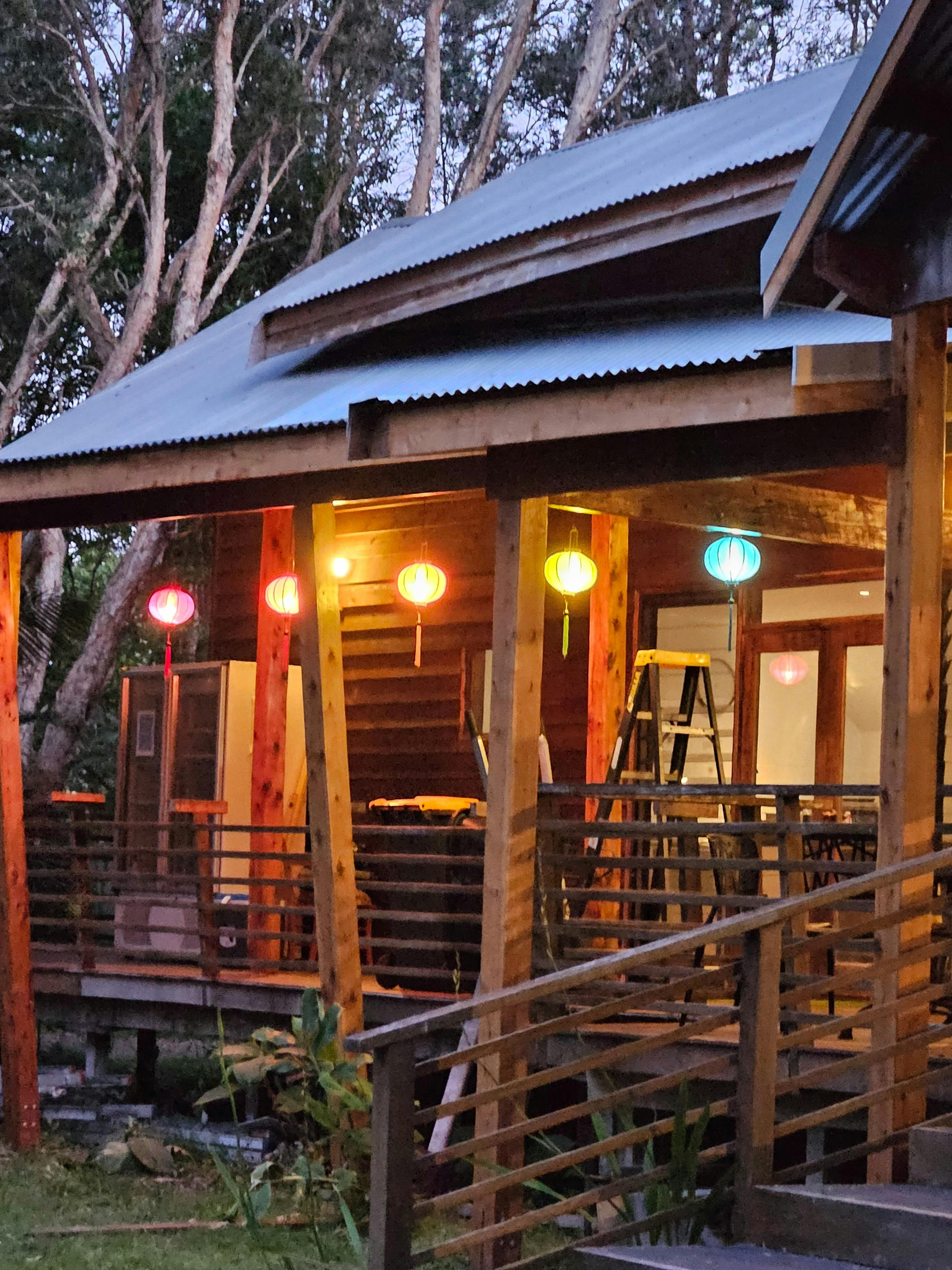 Outdoor seating area