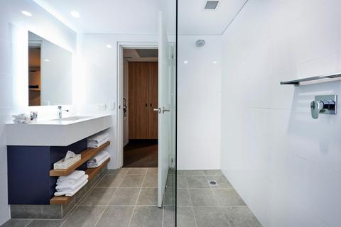 Superior Family Room Bathroom
