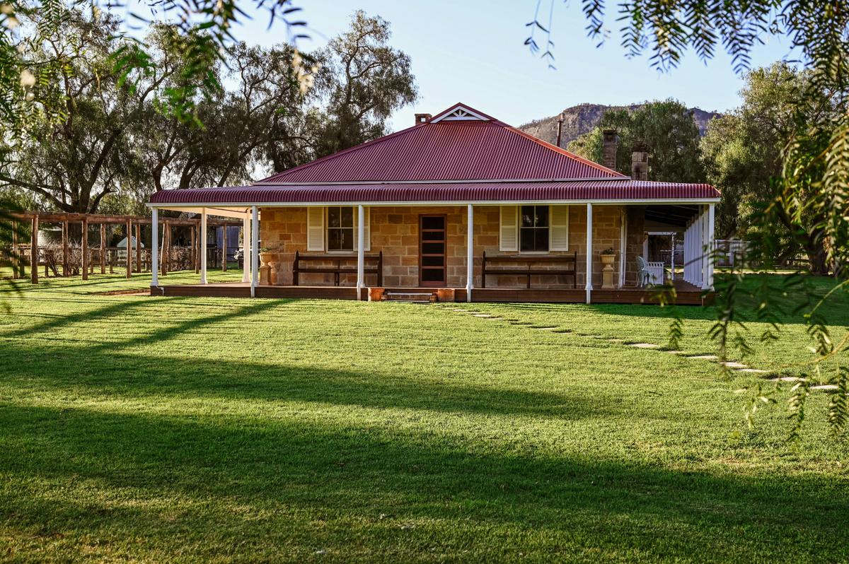 Historic Myalla sandstone homestead