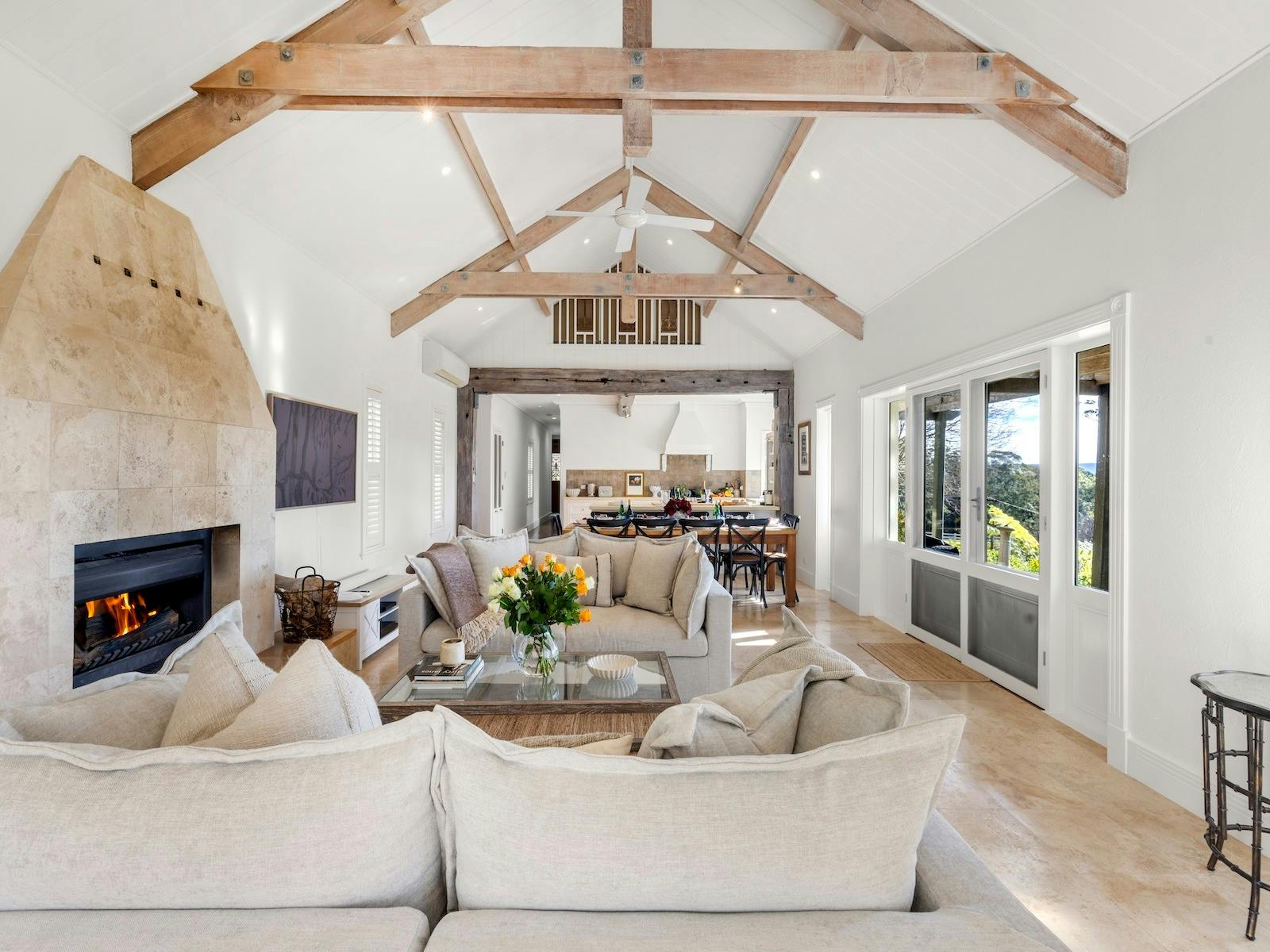 Open Lounge/dining/kitchen