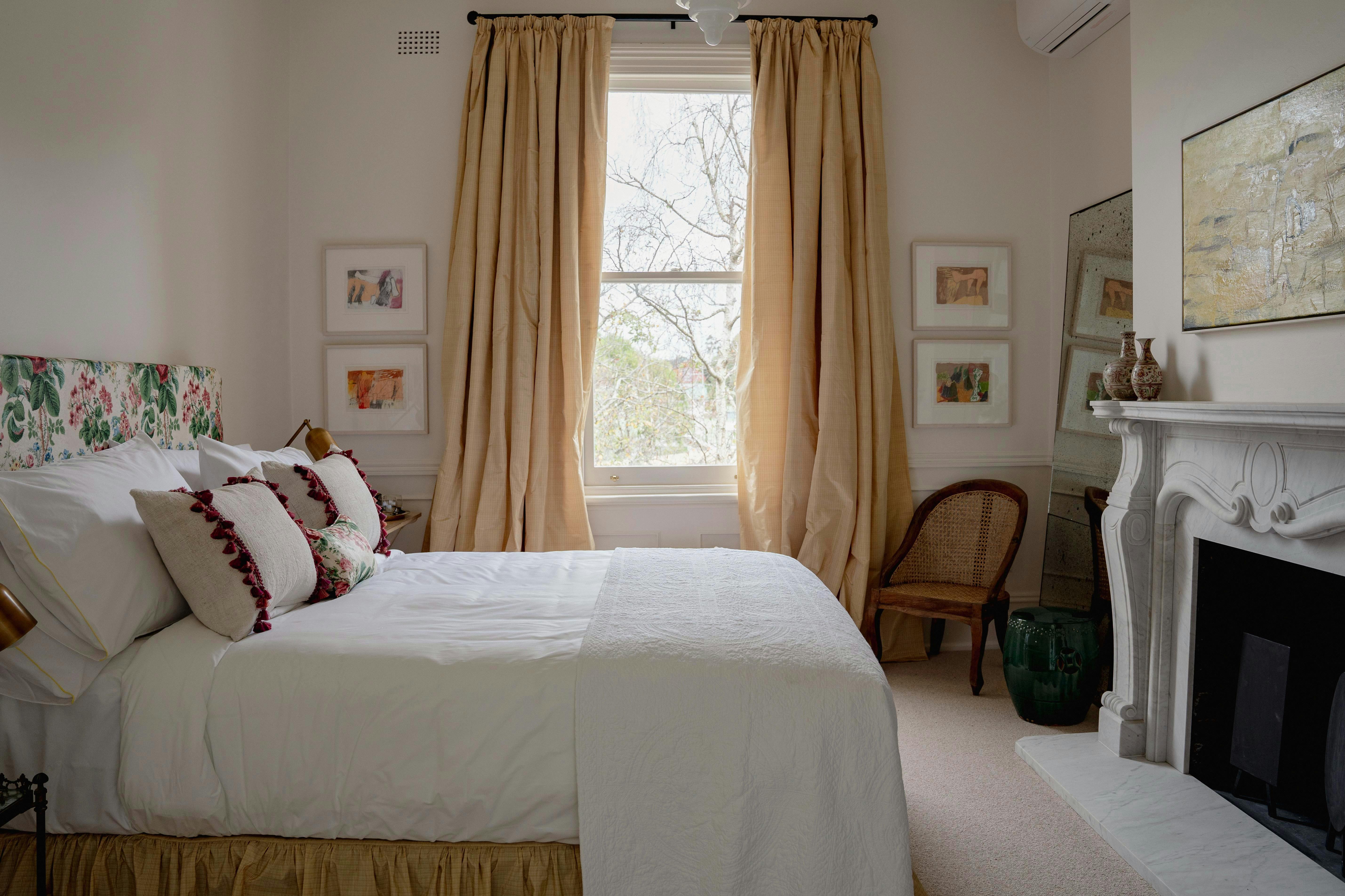 Garden suite with garden views and marble ensuite.