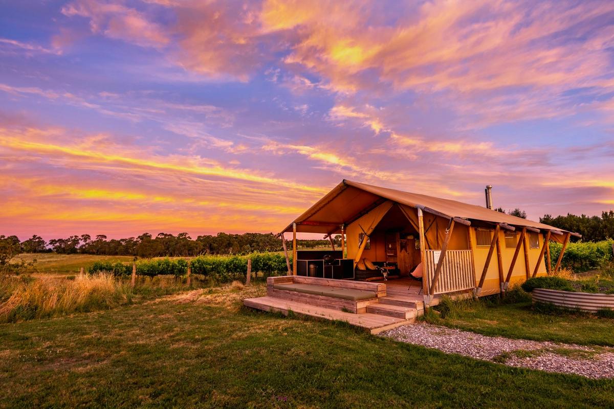 Your cabin among the vines