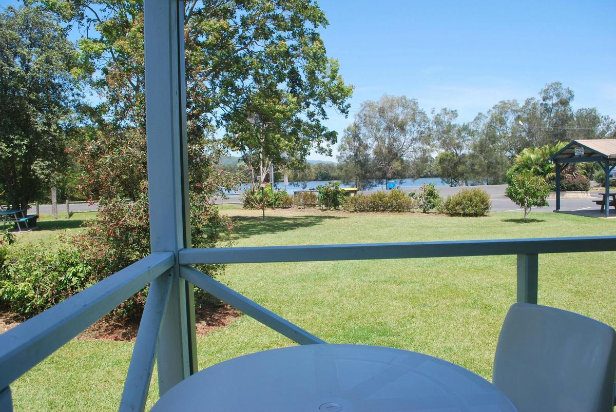 Enjoy the river view from the balcony