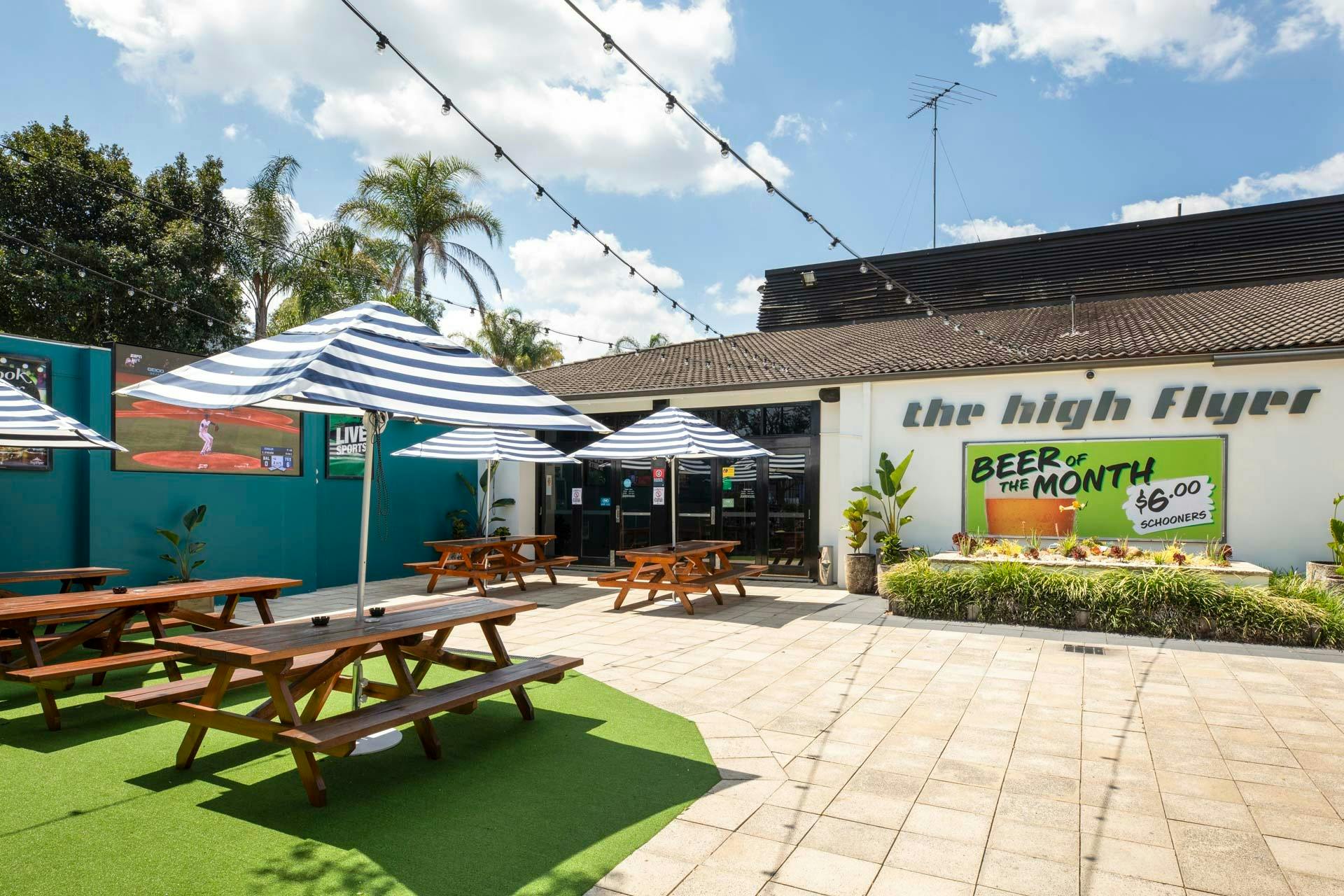 Nightcap at High Flyer Hotel