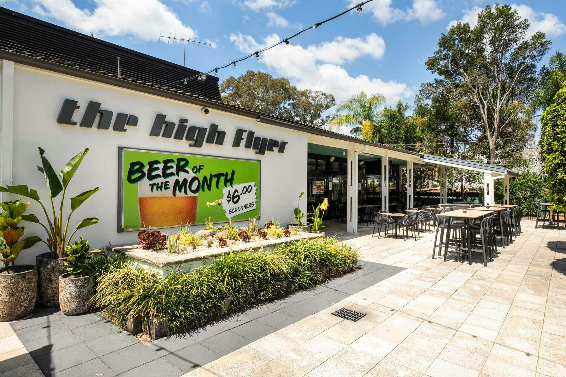 Nightcap at High Flyer Hotel