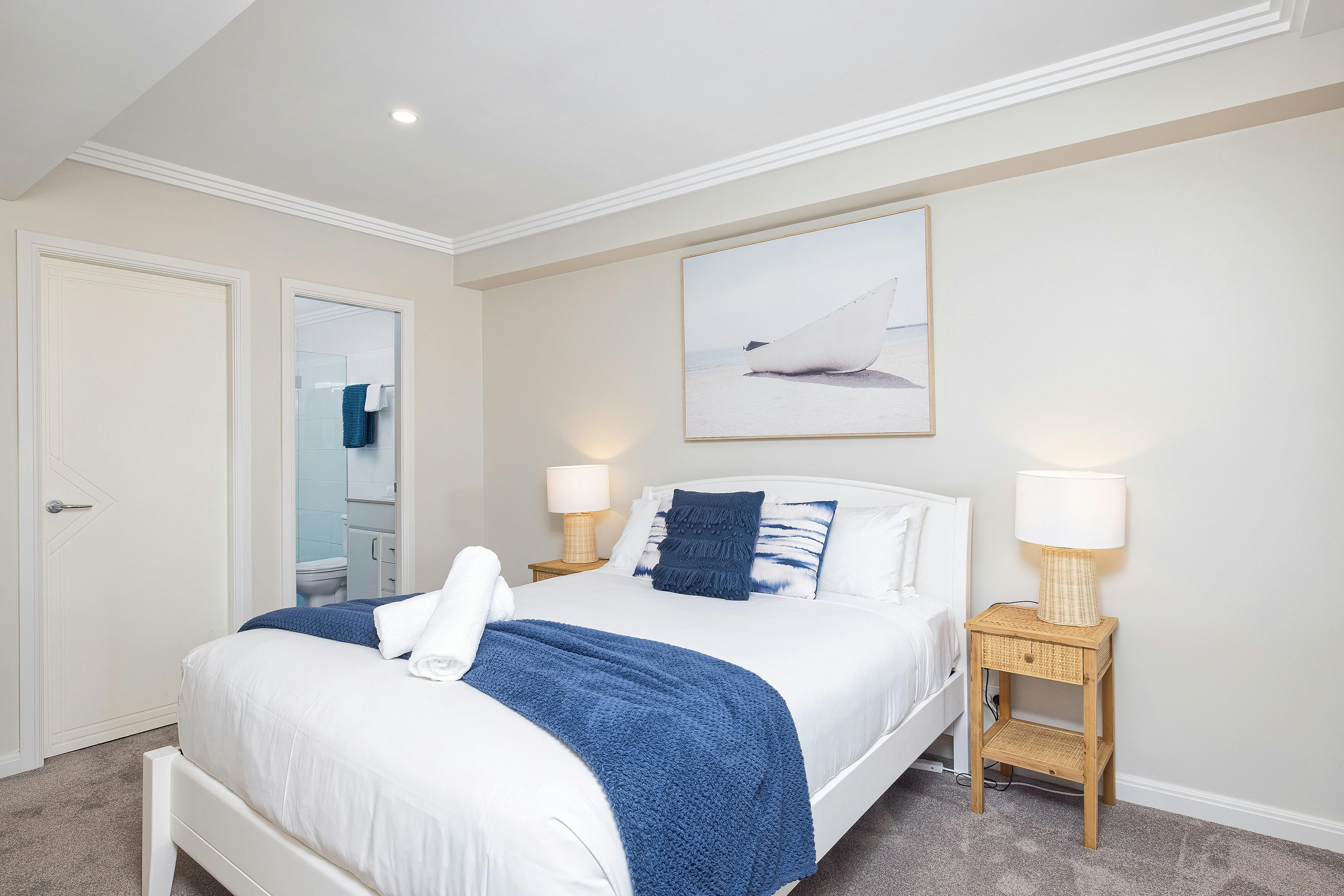 Main Bedroom and ensuite and study nook