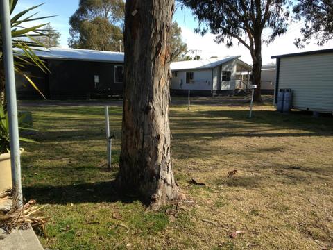 Powered caravan site