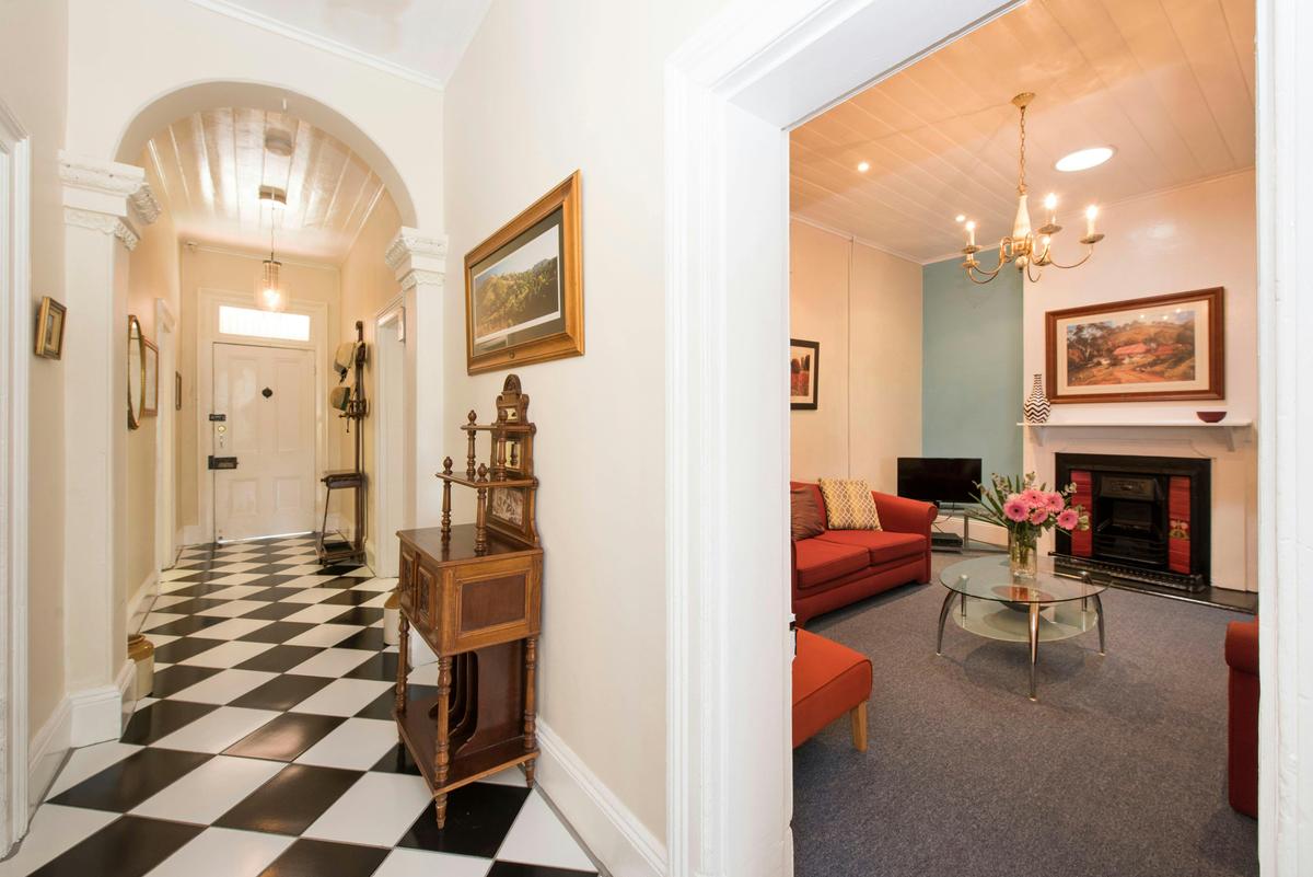 Hallway and lounge