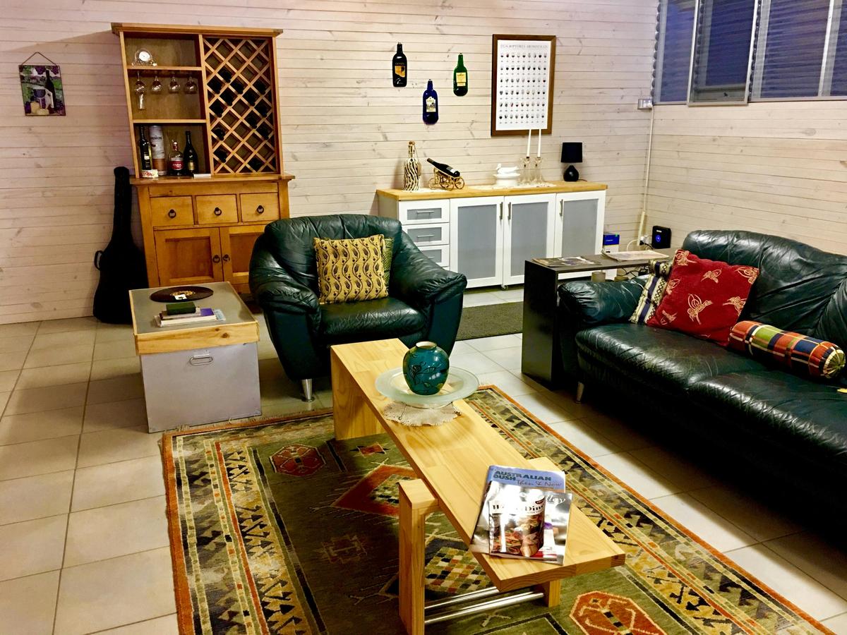 The lounge area