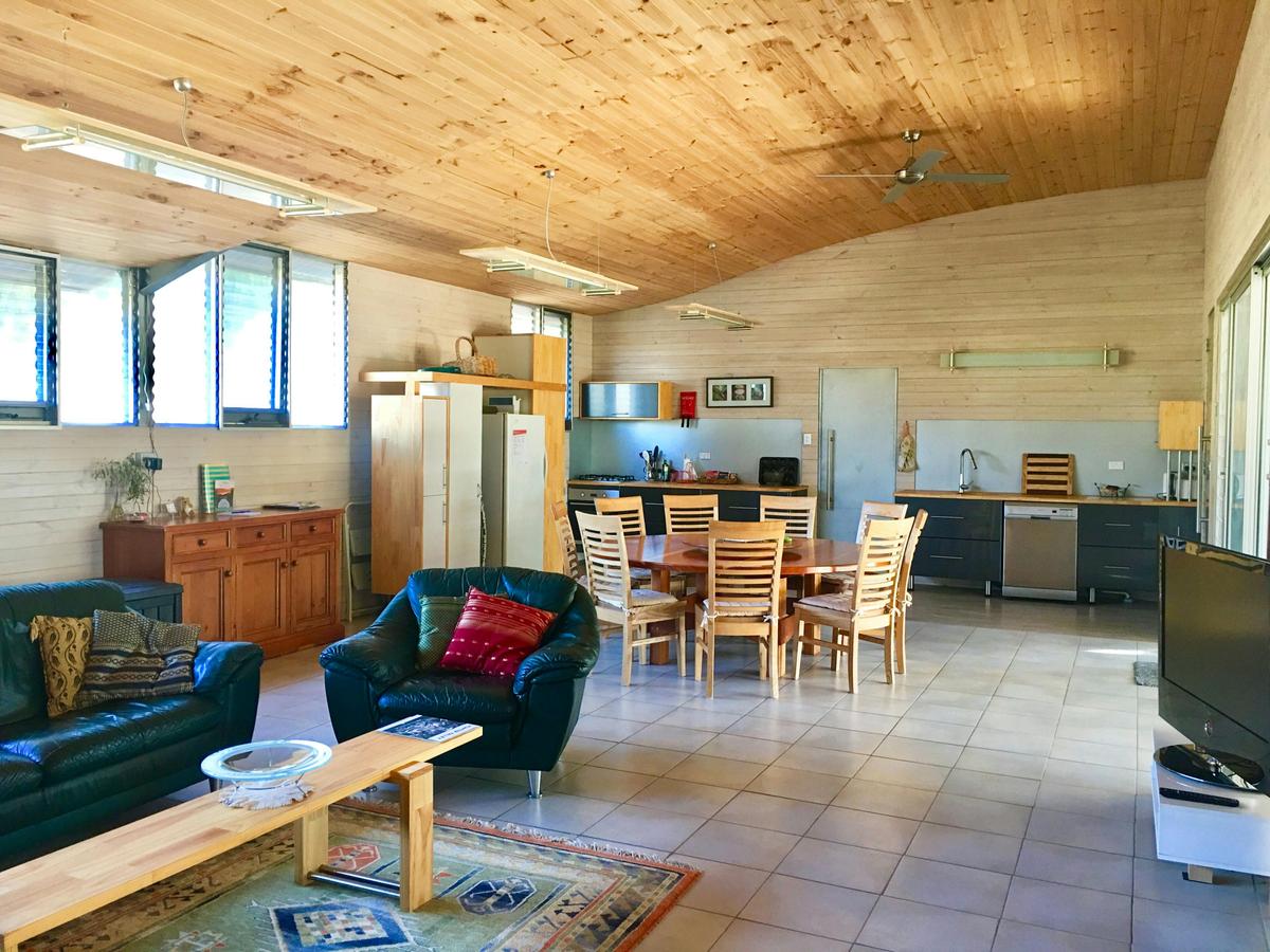 Open plan lounge and dining area