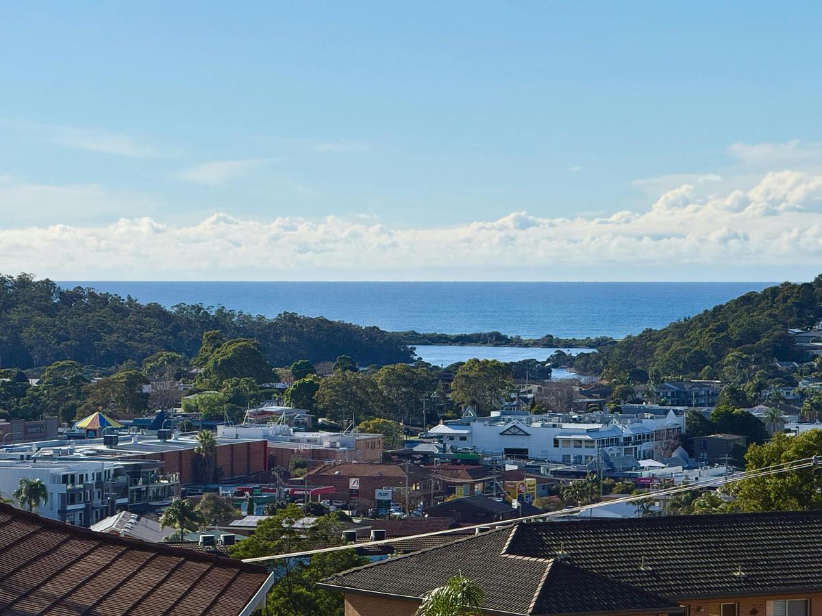 View of the ocean and Back Lake