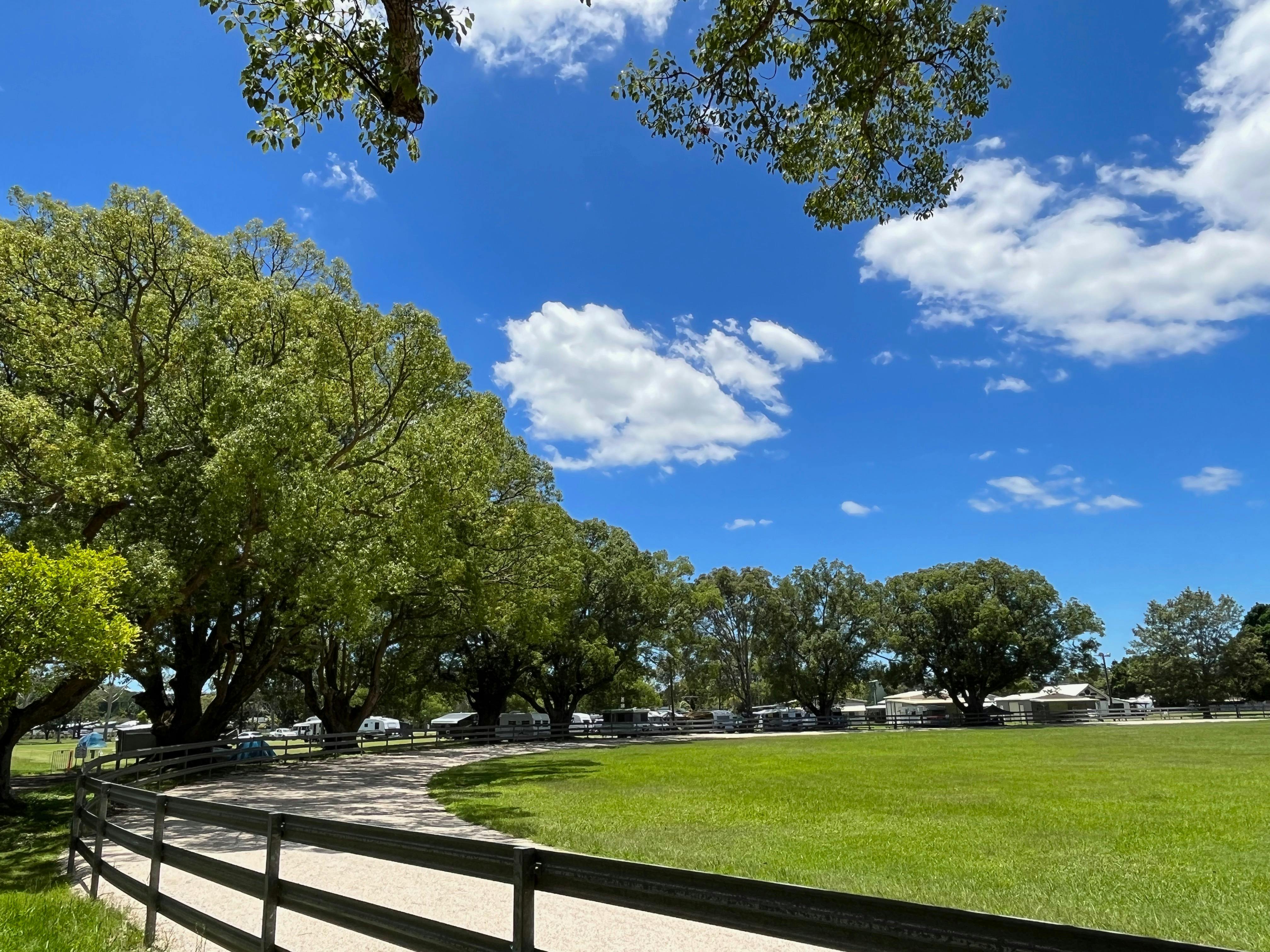 Showring edge camping