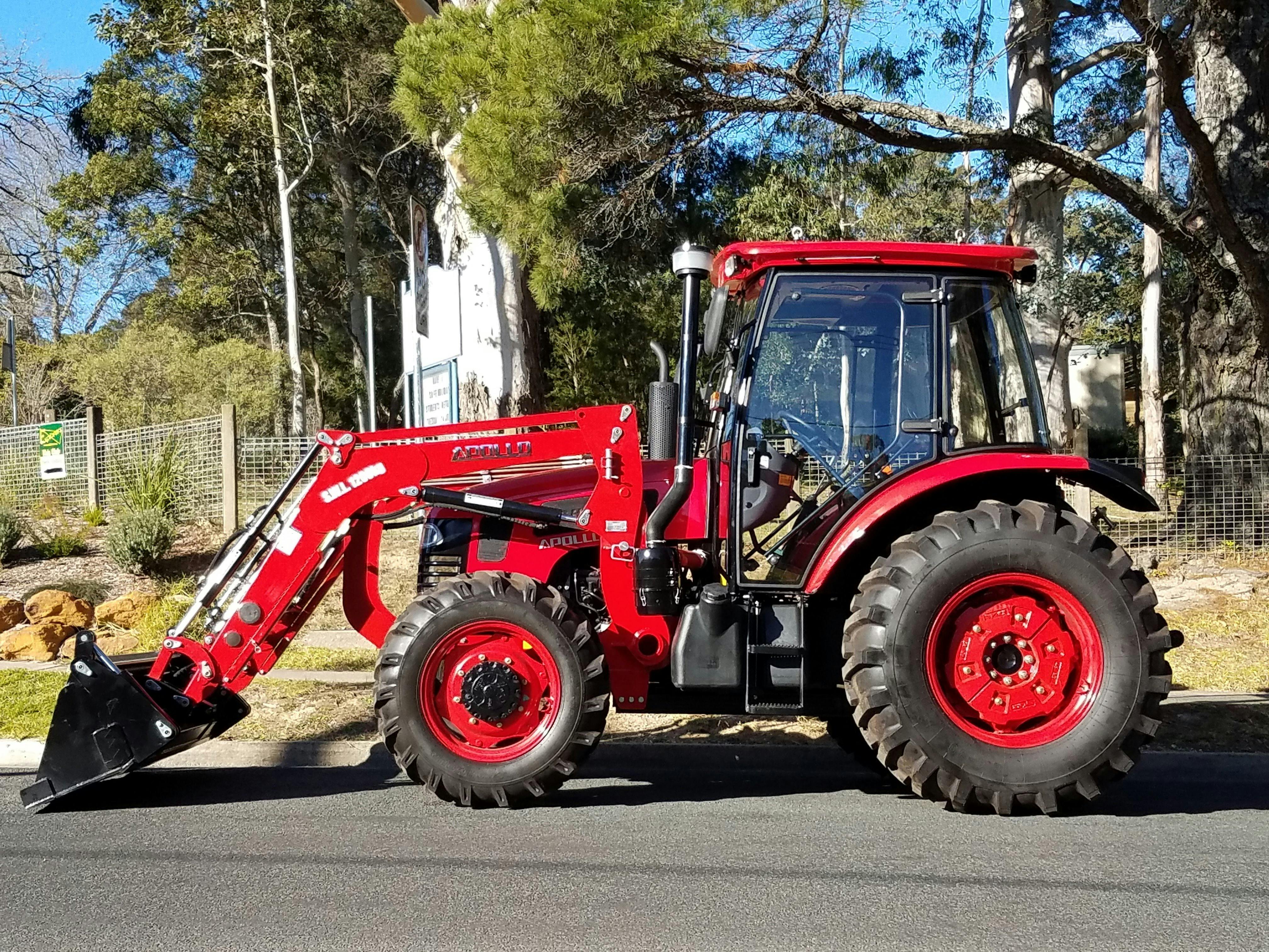 Morvern Valleys new tractor - 'Big Red'