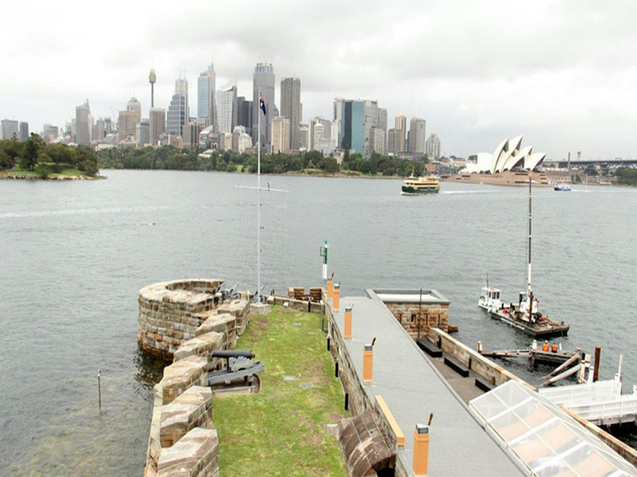 Fort Denison – Muddawahnyuh, Sydney Harbour National Park. Photo credit: John Yurasek &copy; DPIE
