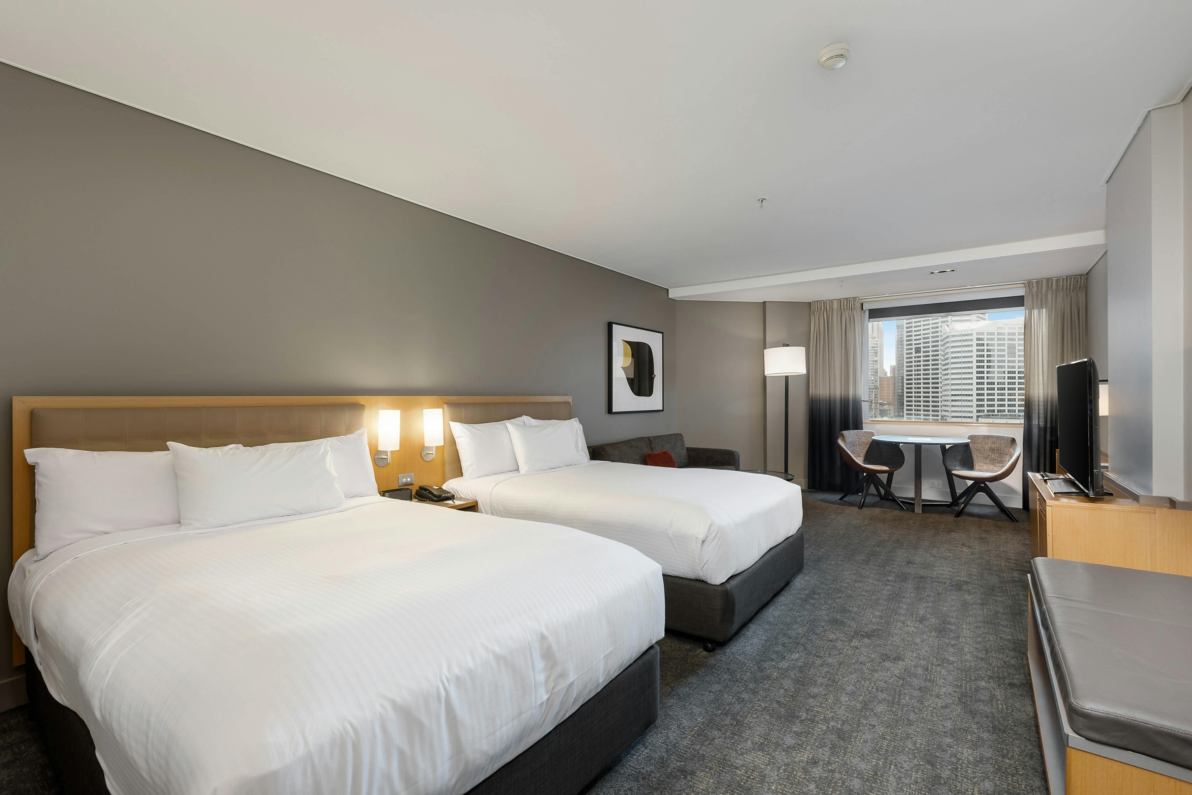 Deluxe City Skyline View Room, 2 Queen Beds