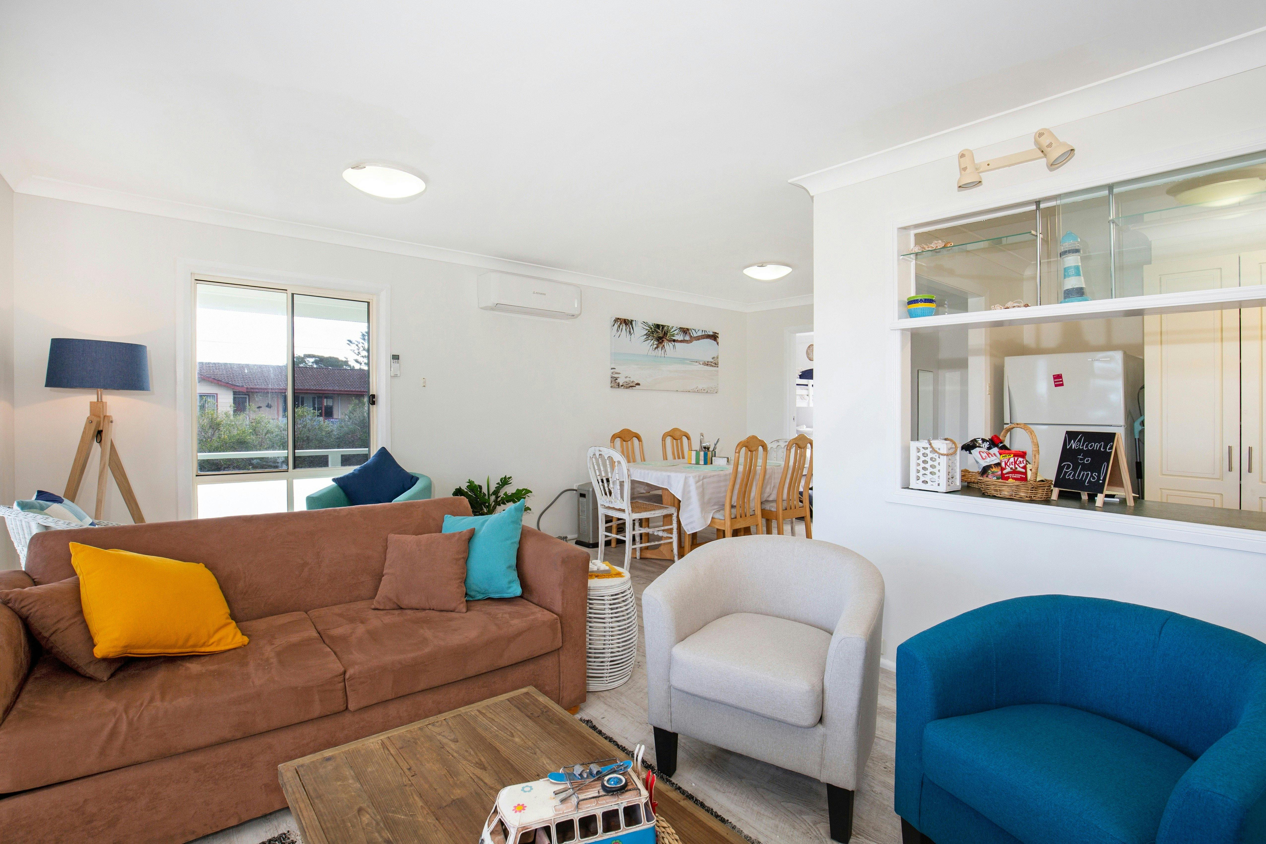 Palms culburra beach living room