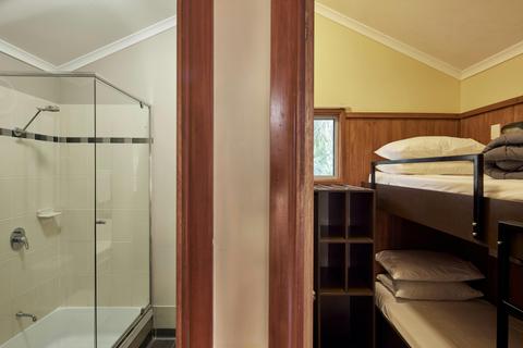 bathroom and bunks