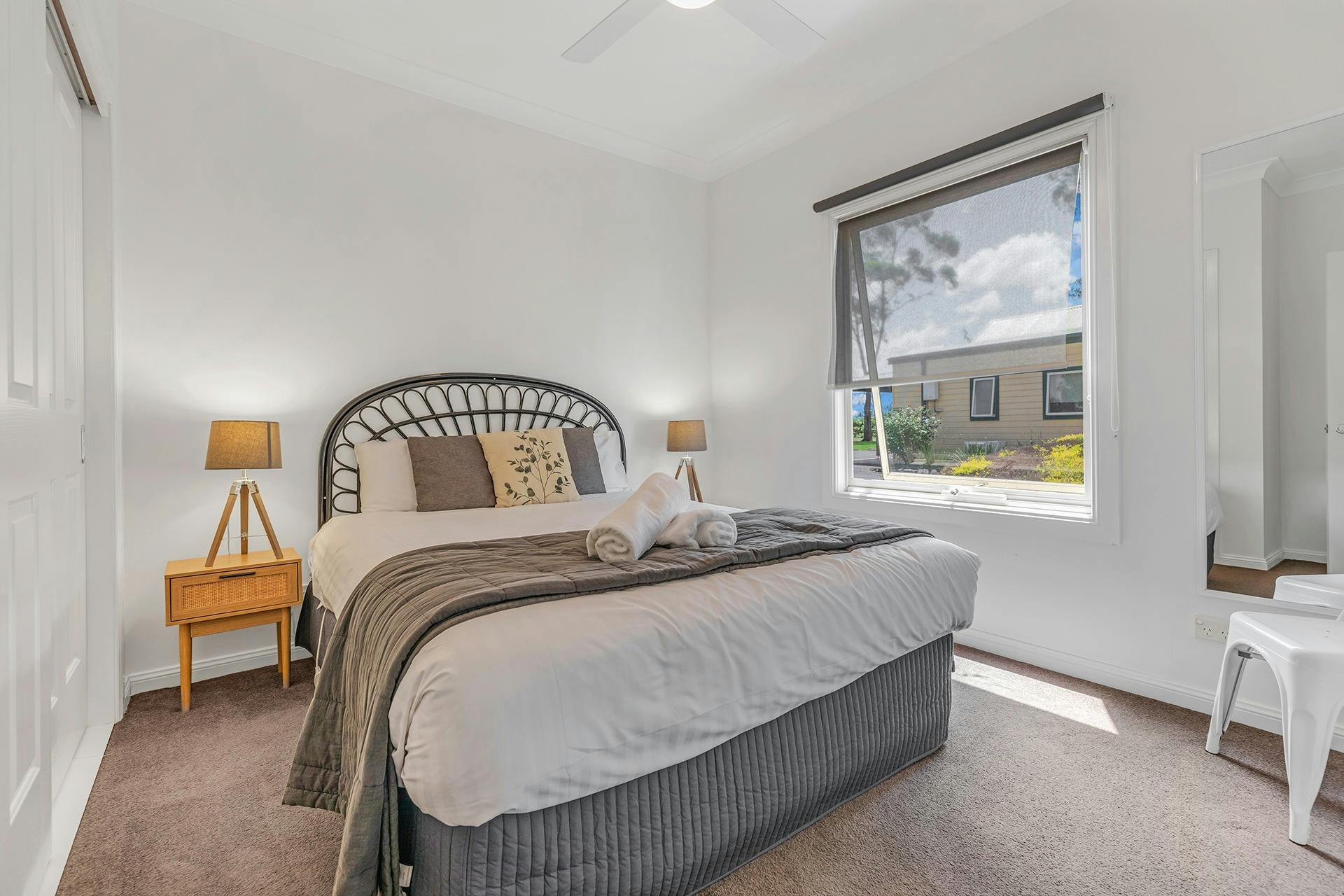 Bedroom all cottages have their own style