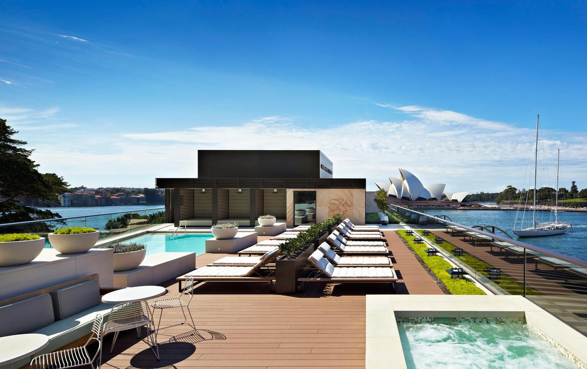 Rooftop pool + terrace