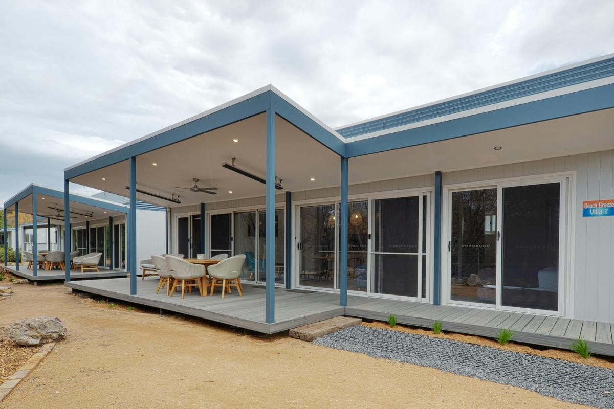 Comfortable modern beach front villas
