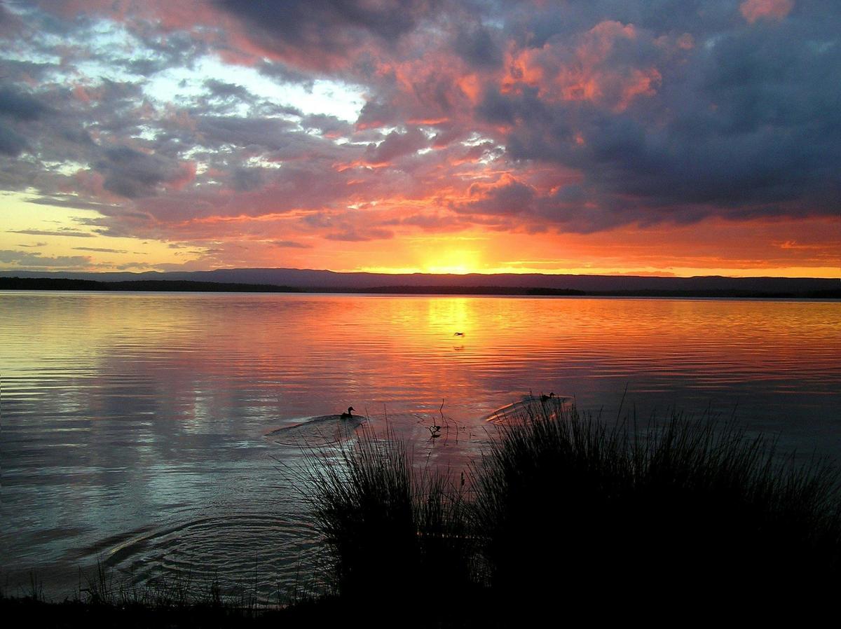 Superb sunsets.
