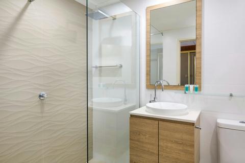 Bathroom with walk in shower