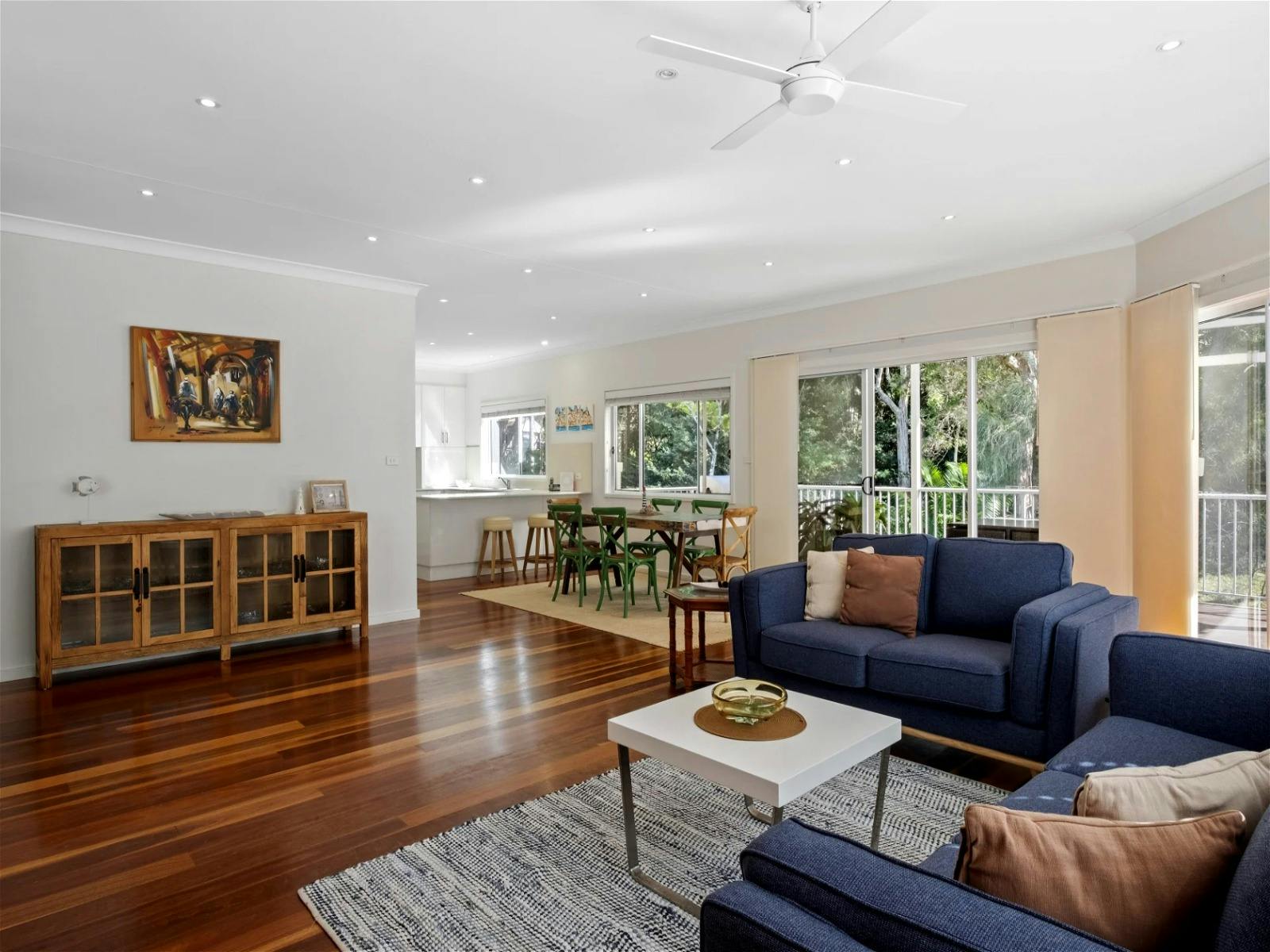 Separate living areas offering versatility and space for relaxation and entertainment