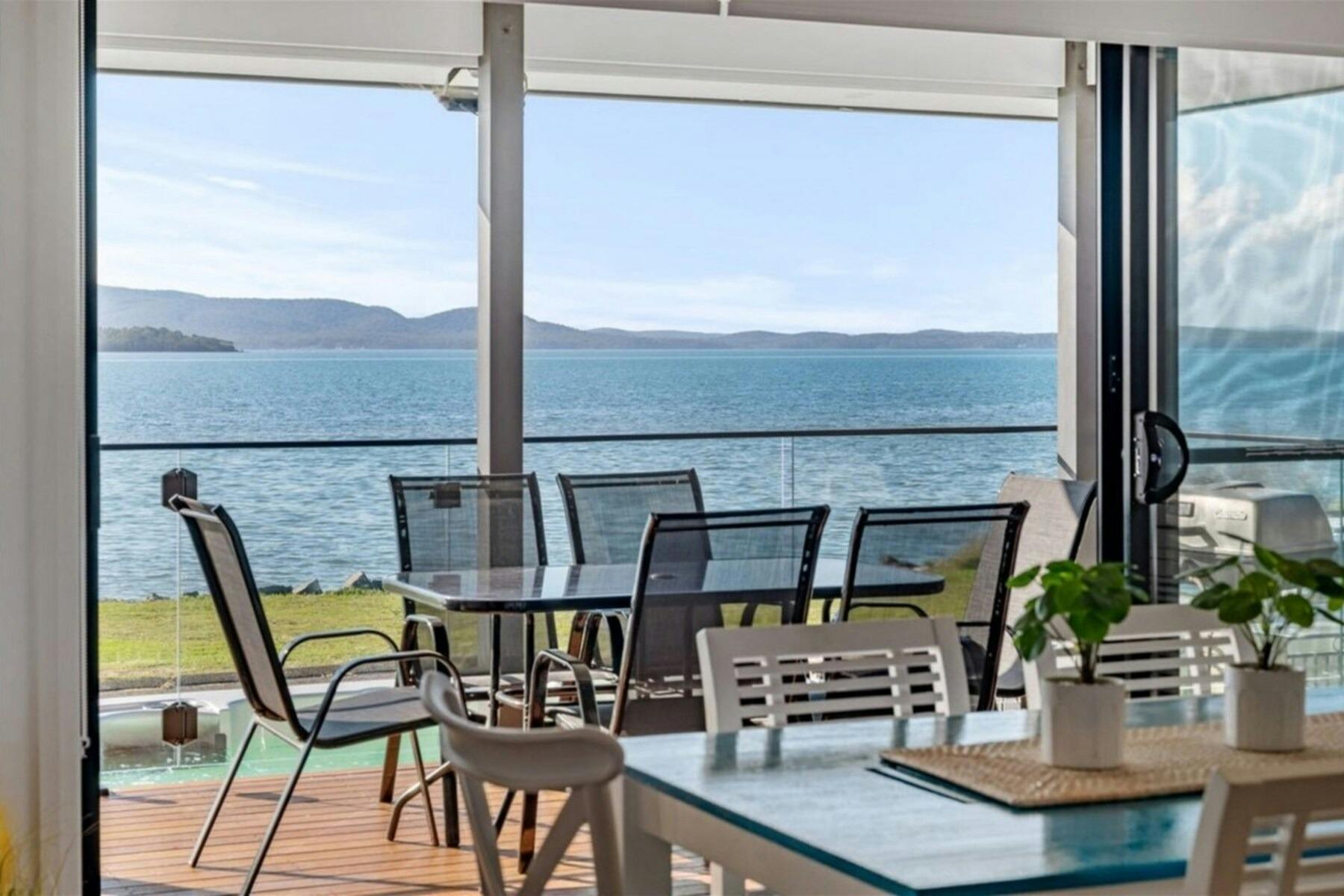 stunning views across Tanilba Bay