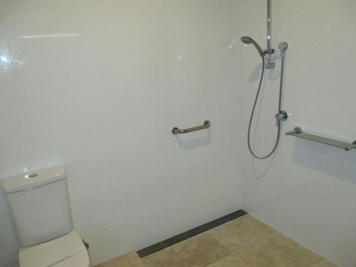 Downstairs bathroom is suitable for disabled access